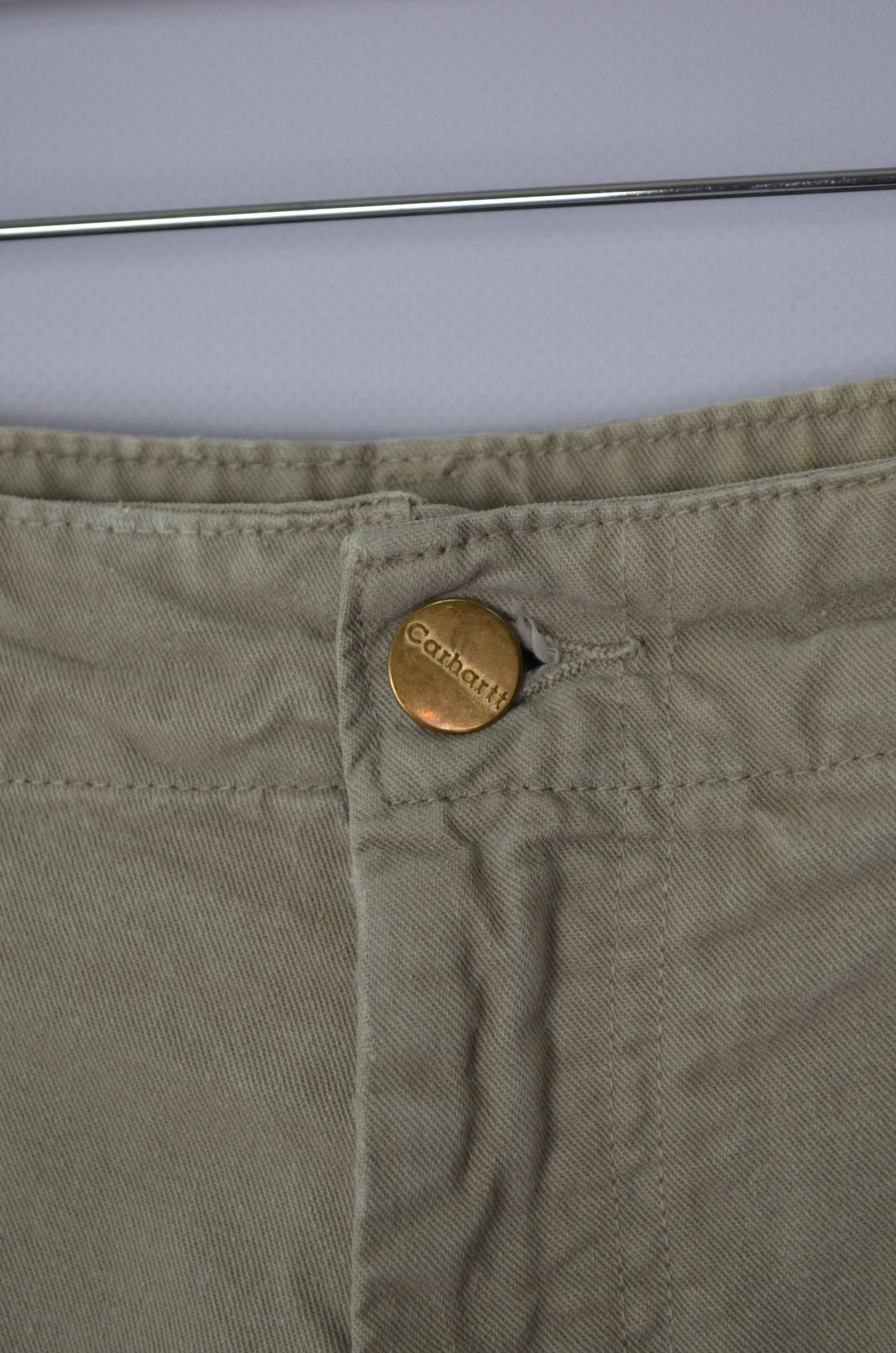 Carhartt × Carhartt Wip Vintage 90s Carhartt Cargo Pants Beige Size W29 L30 Size US 29 - 13 Thumbnail