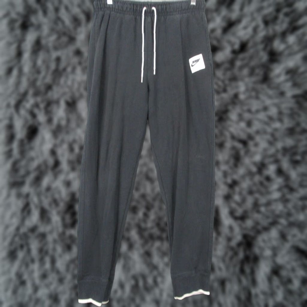 Nike Nike Air Jordan Sweatpants M Black Tapered Joggers Pants Athletic Mens Size US 31 - 1 Thumbnail