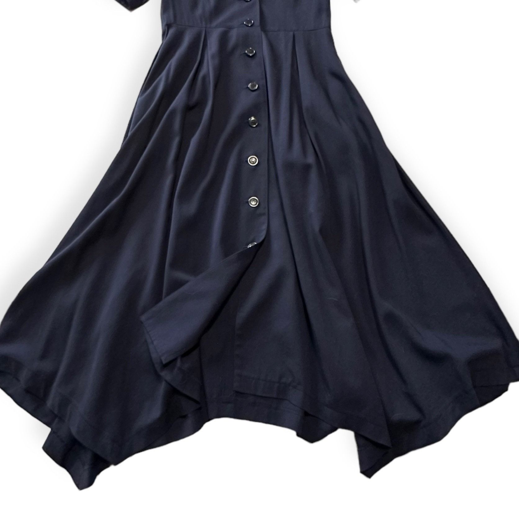 ATSURO TAYAMA × Japanese Brand × Vintage Vintage AT/Atsuro Tayama Blue A line Short Sleeve Midi Dress Size ONE SIZE - 11 Thumbnail