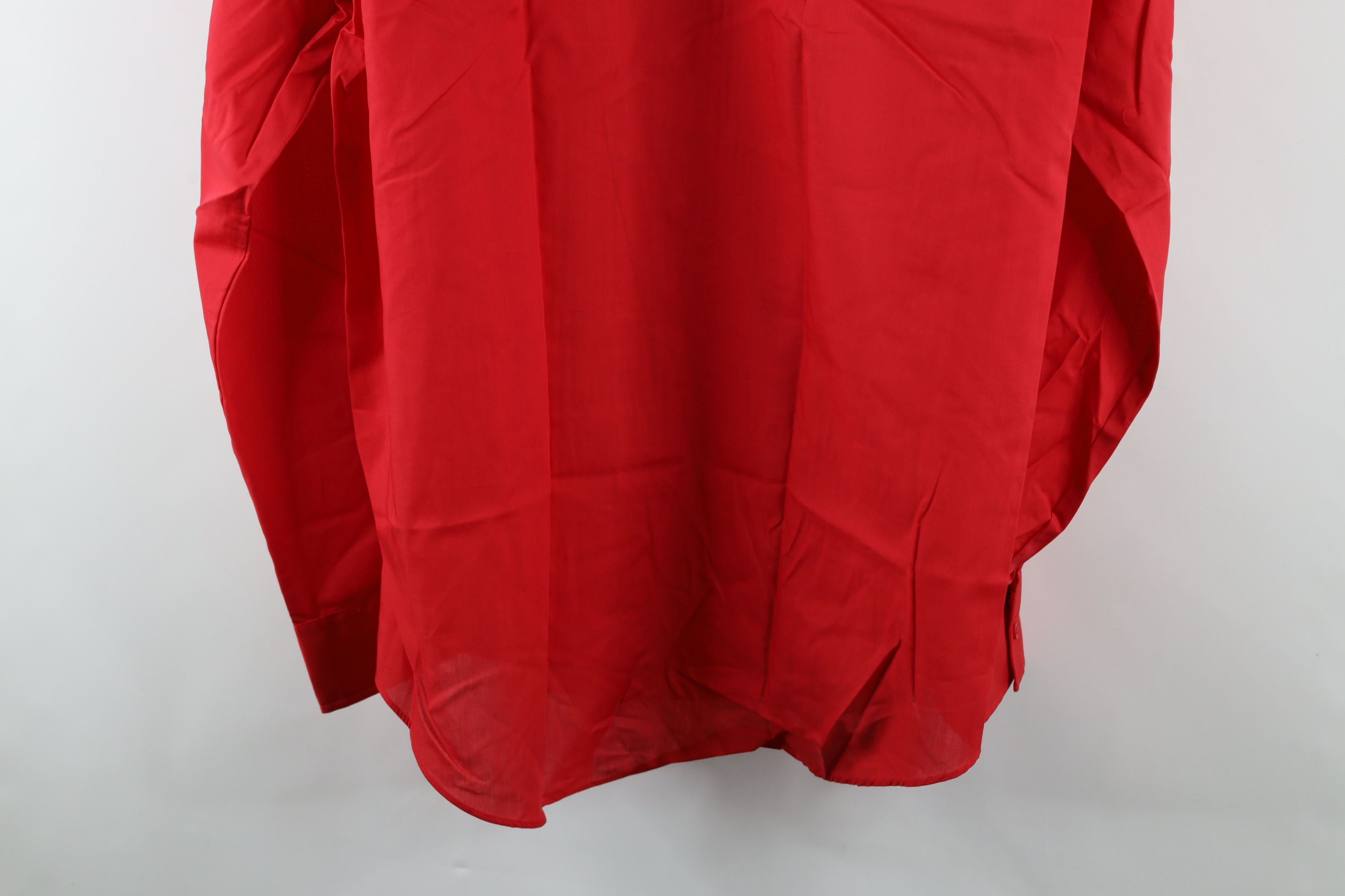 Vintage Deadstock Vintage 90s Tuxedo Prom Formal Button Shirt Red Size US L / EU 52-54 / 3 - 13 Thumbnail