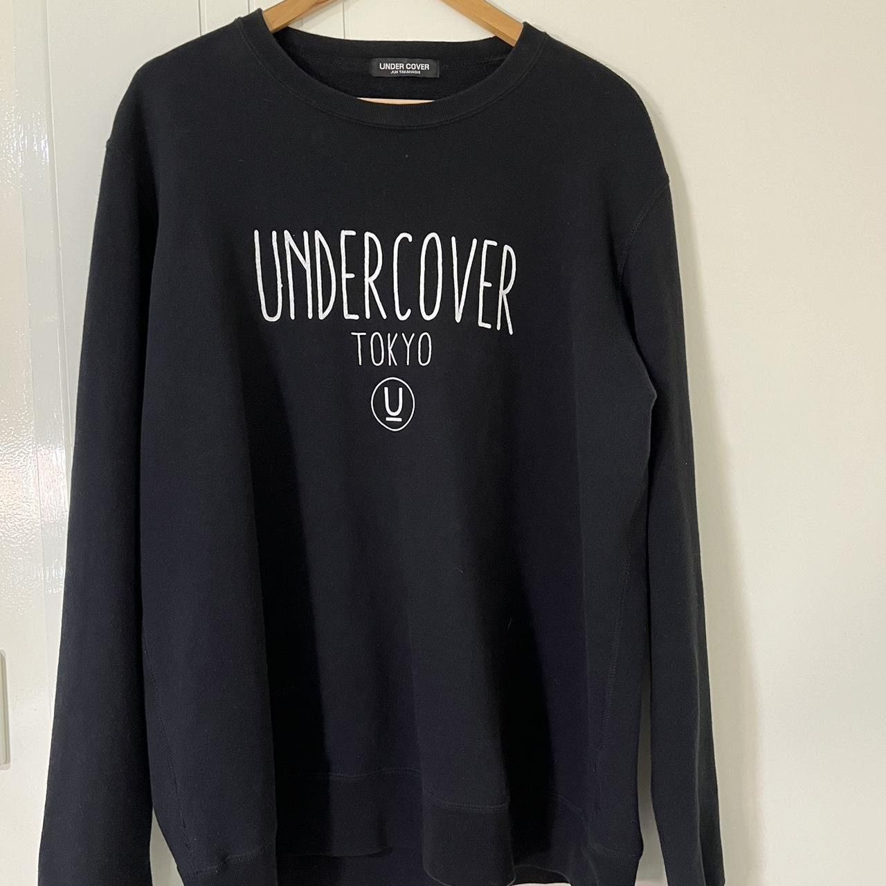 image of Undercover Tokyo Crewneck Sweater XL in Black, Men's