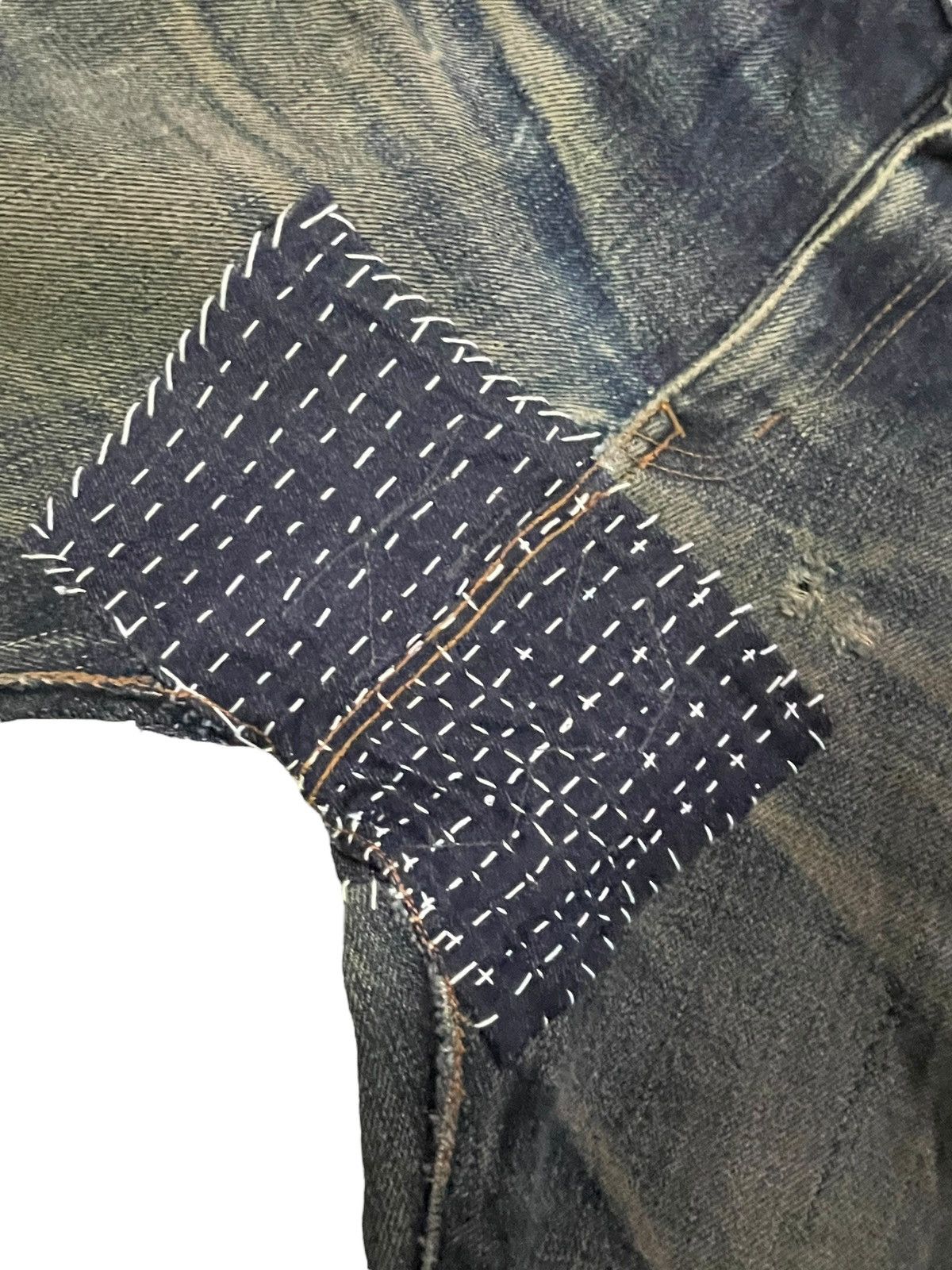 KOJIMA GENES × Vintage Vintage Kojima Genes Selvedge Distresed Denim Size US 34 / EU 50 - 6 Thumbnail