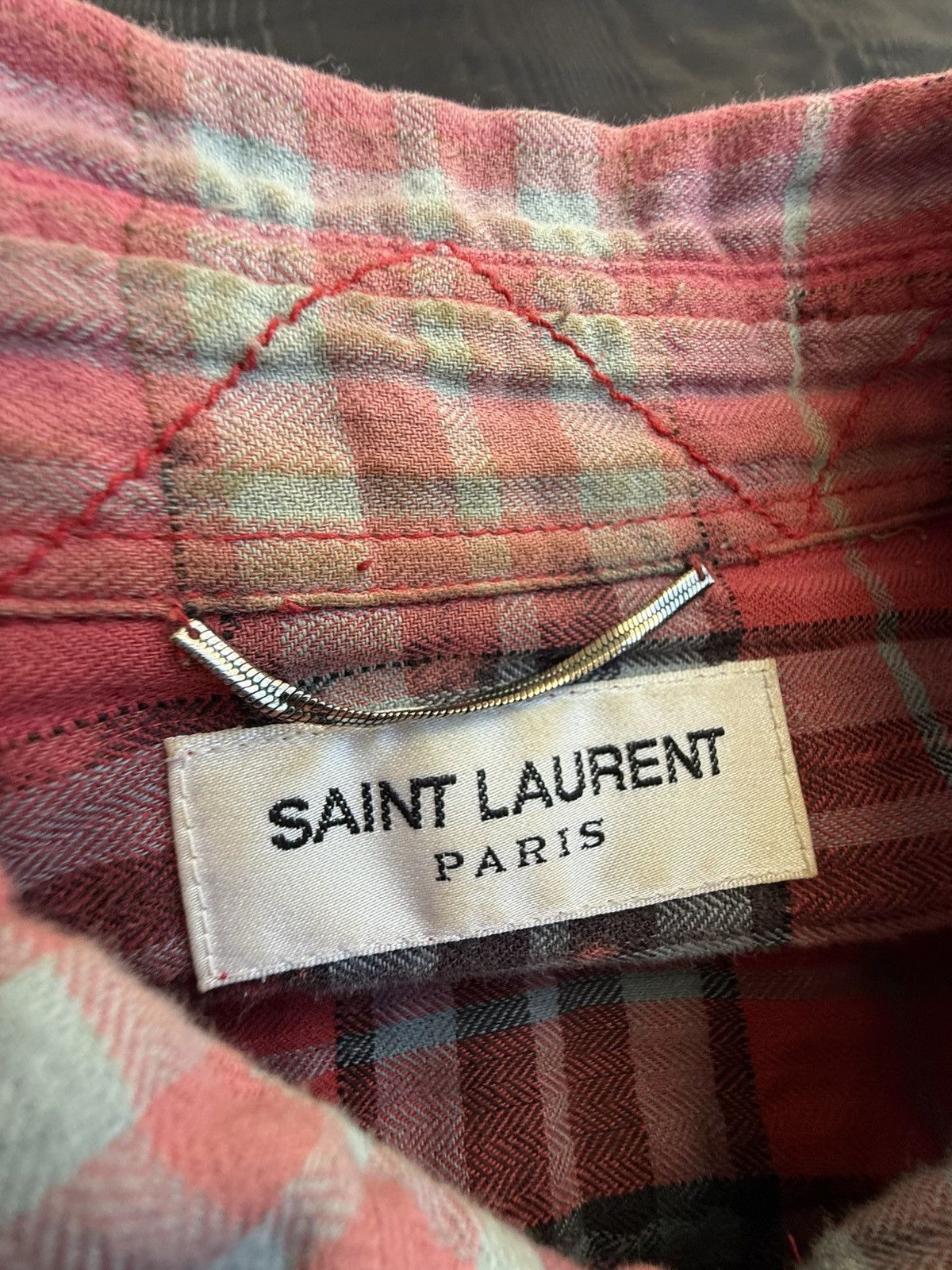 Saint Laurent Paris SS16 Holy Grail Saint Laurent Hedi Slimane raw hem flannel S Size US S / EU 44-46 / 1 - 20 Thumbnail