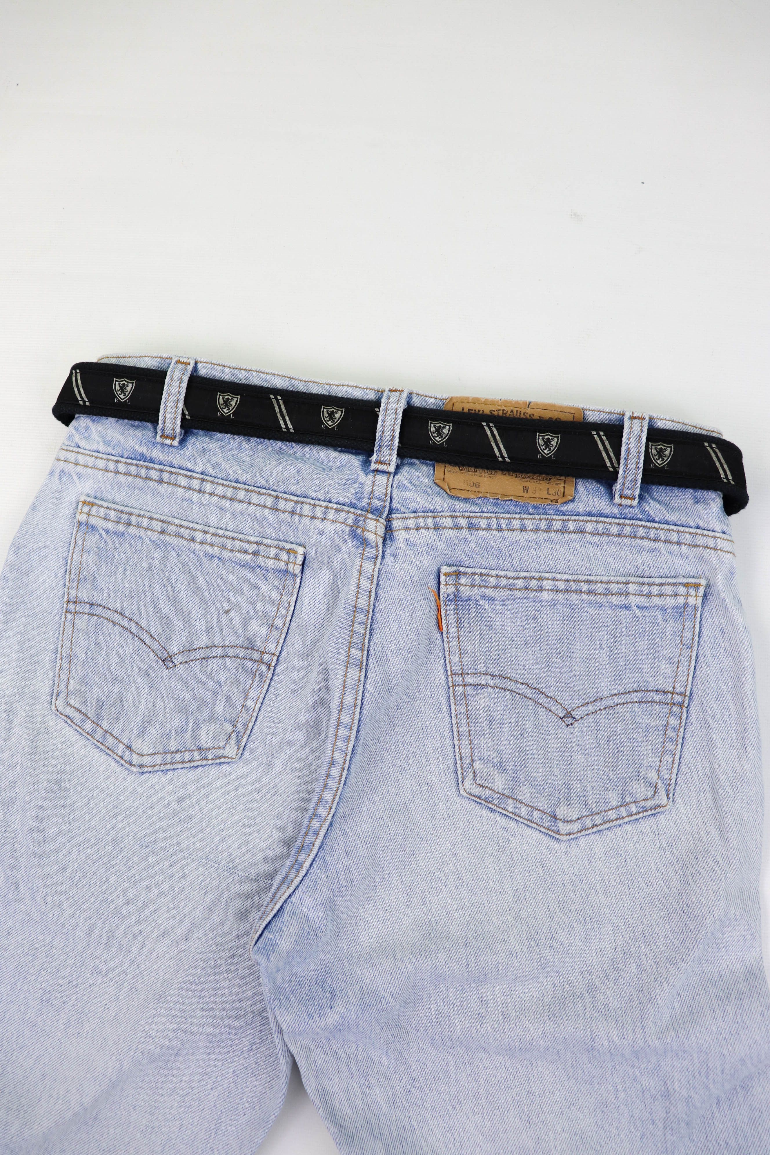 Polo Ralph Lauren POLO Ralph Lauren Women's Black Canvas/Leather Belt Size ONE SIZE - 5 Thumbnail