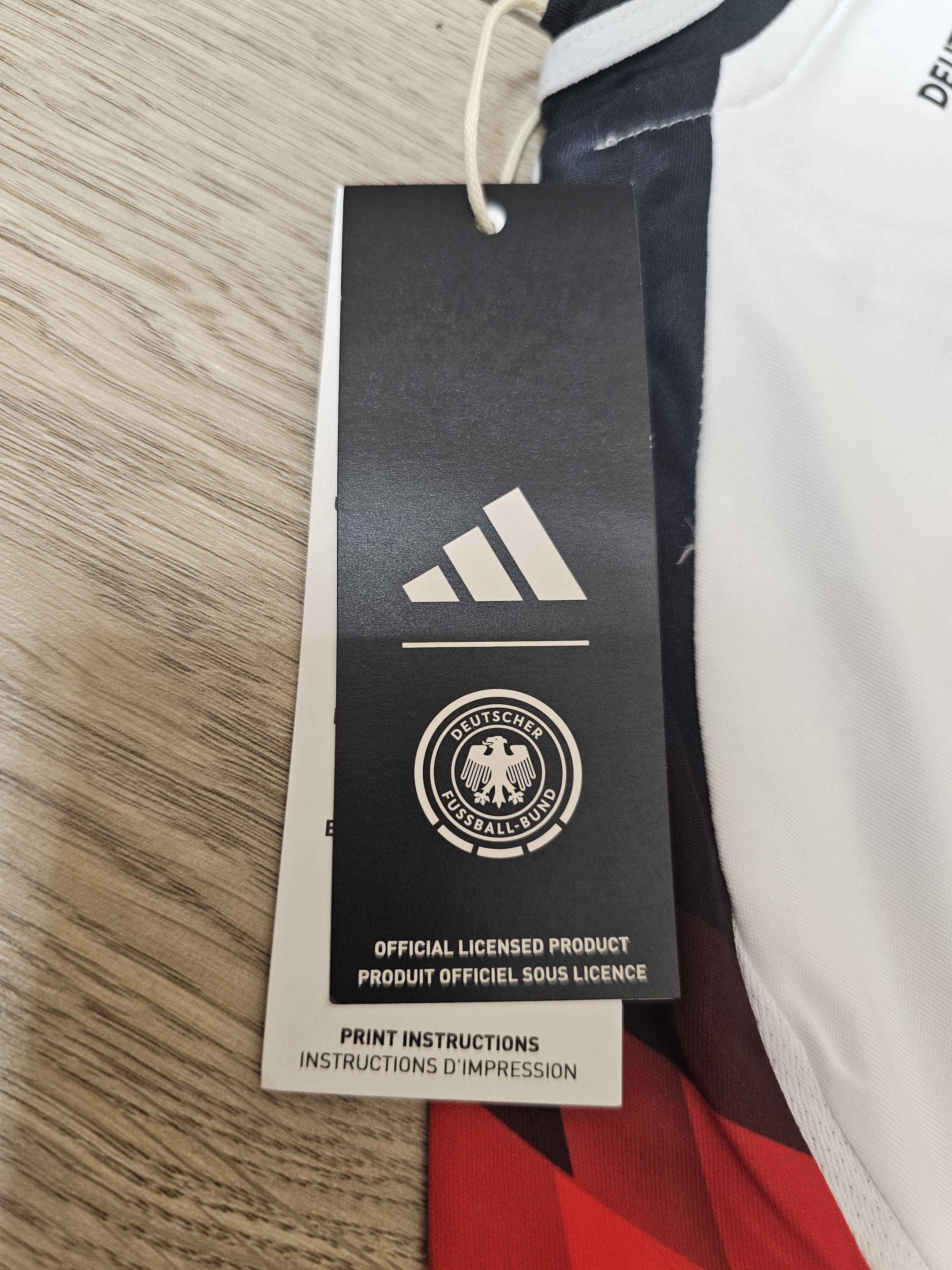 Adidas GERMANY 2024 HOME EURO MULLER FOOTBALL SHIRT SOCCER JERSEY Size US M / EU 48-50 / 2 - 8 Thumbnail