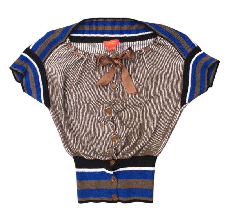 Vivienne Westwood Vivienne Westwood Butterfly knot knit short sleeves Size S / US 4 / IT 40 - 1 Thumbnail