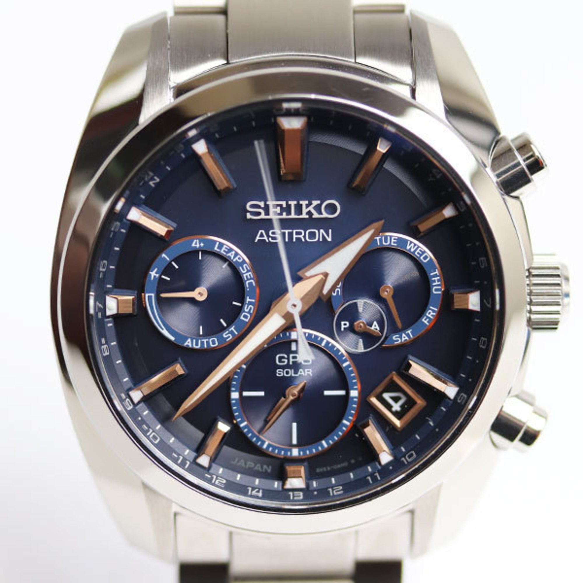 image of Seiko Gps Radio Astron Watch Solar Sbxc049/5X53-0Aj0 in Navy, Women's