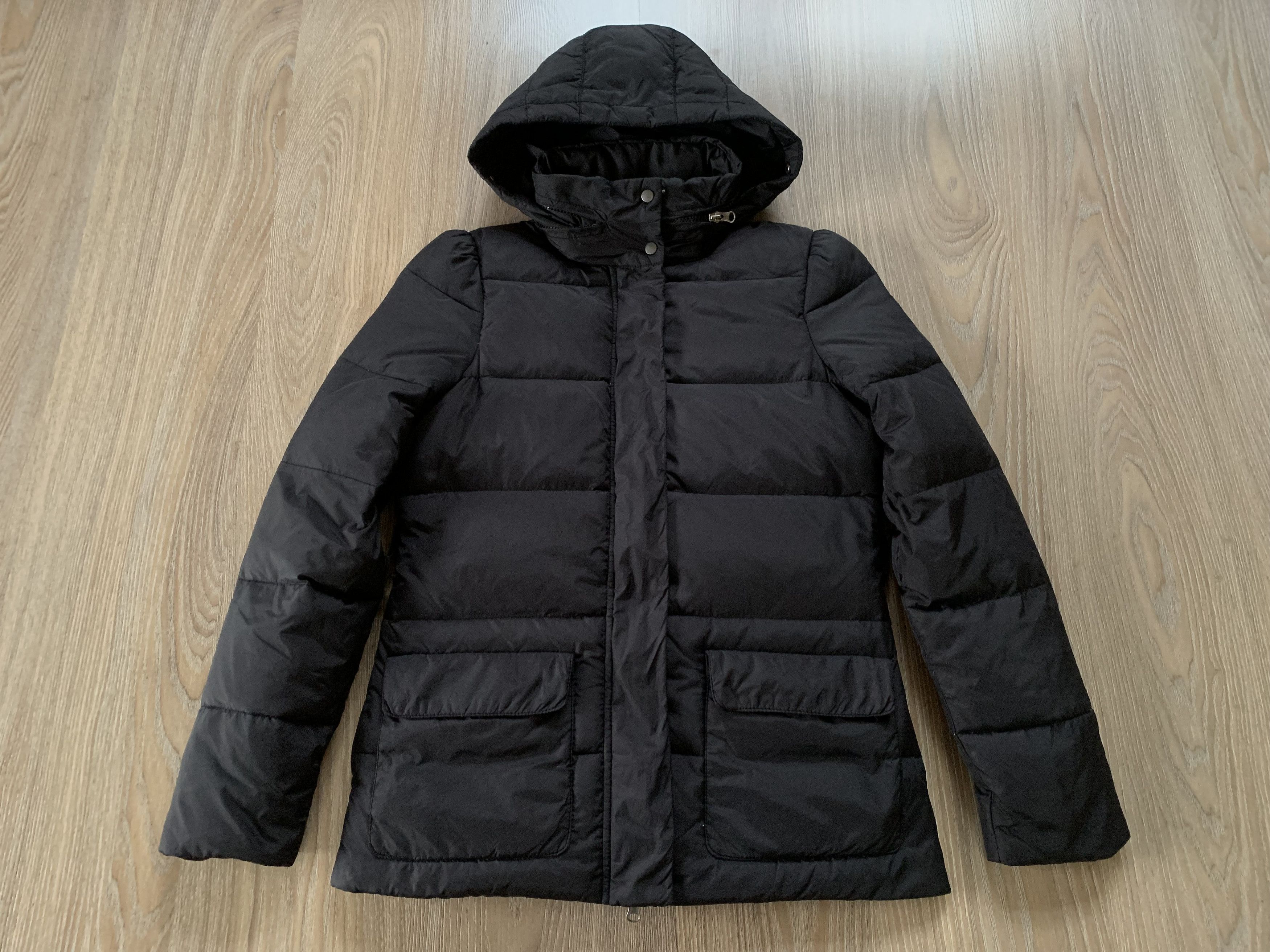 Other Colins Womens Warm Black Down Jacket Size XS / US 0-2 / IT 36-38 - 2 Thumbnail