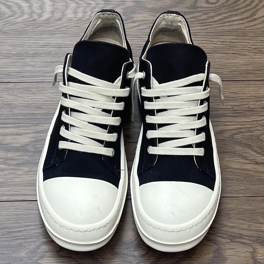Rick Owens Drkshdw Rick Owens DRKSHDW License Plate Ramones Low Size US 6 / IT 36 - 2 Thumbnail