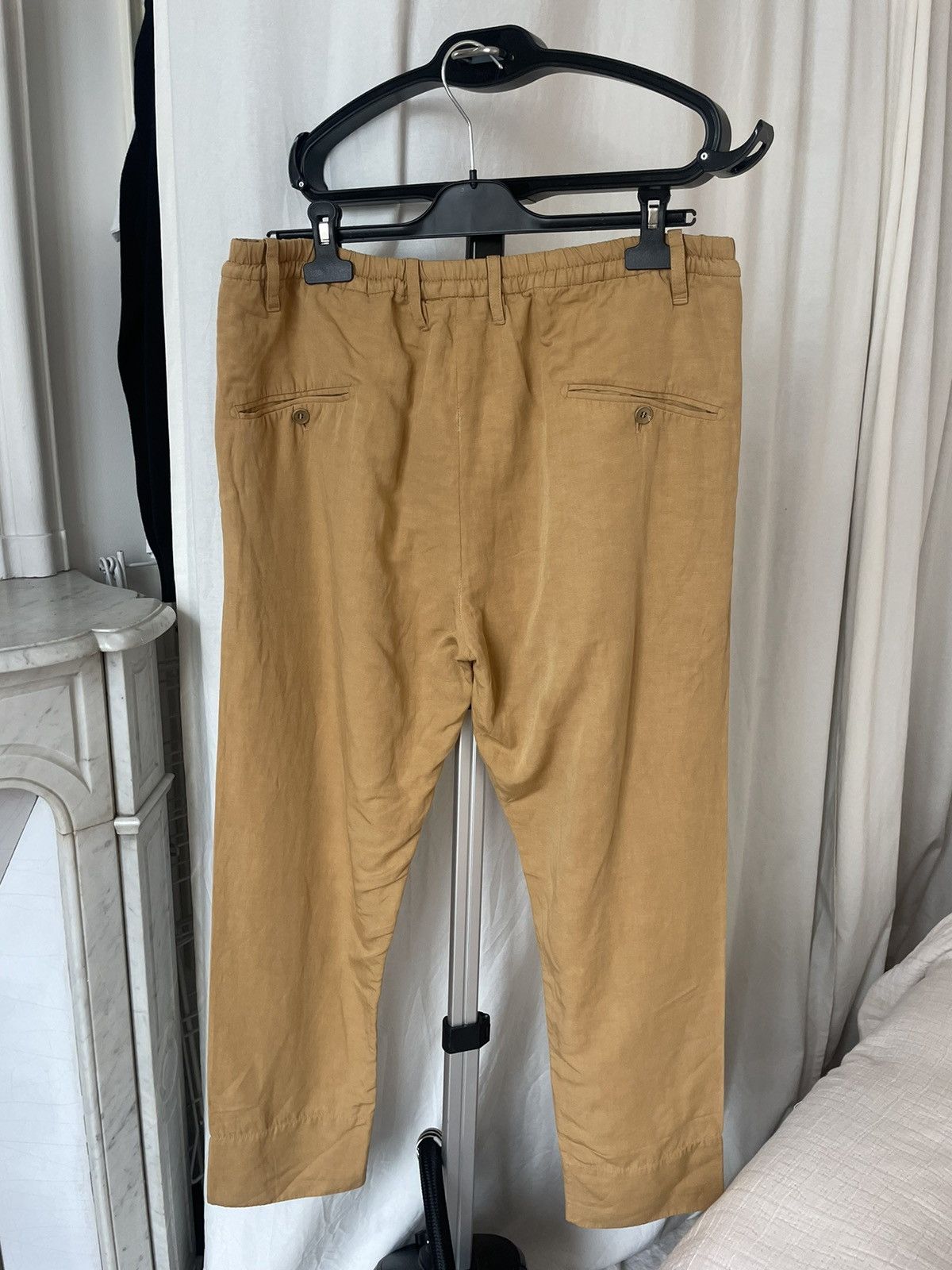 Christophe Lemaire Lemaire Beige Orange Cotton Pants Trousers Size 3 Size US 33 - 9 Thumbnail