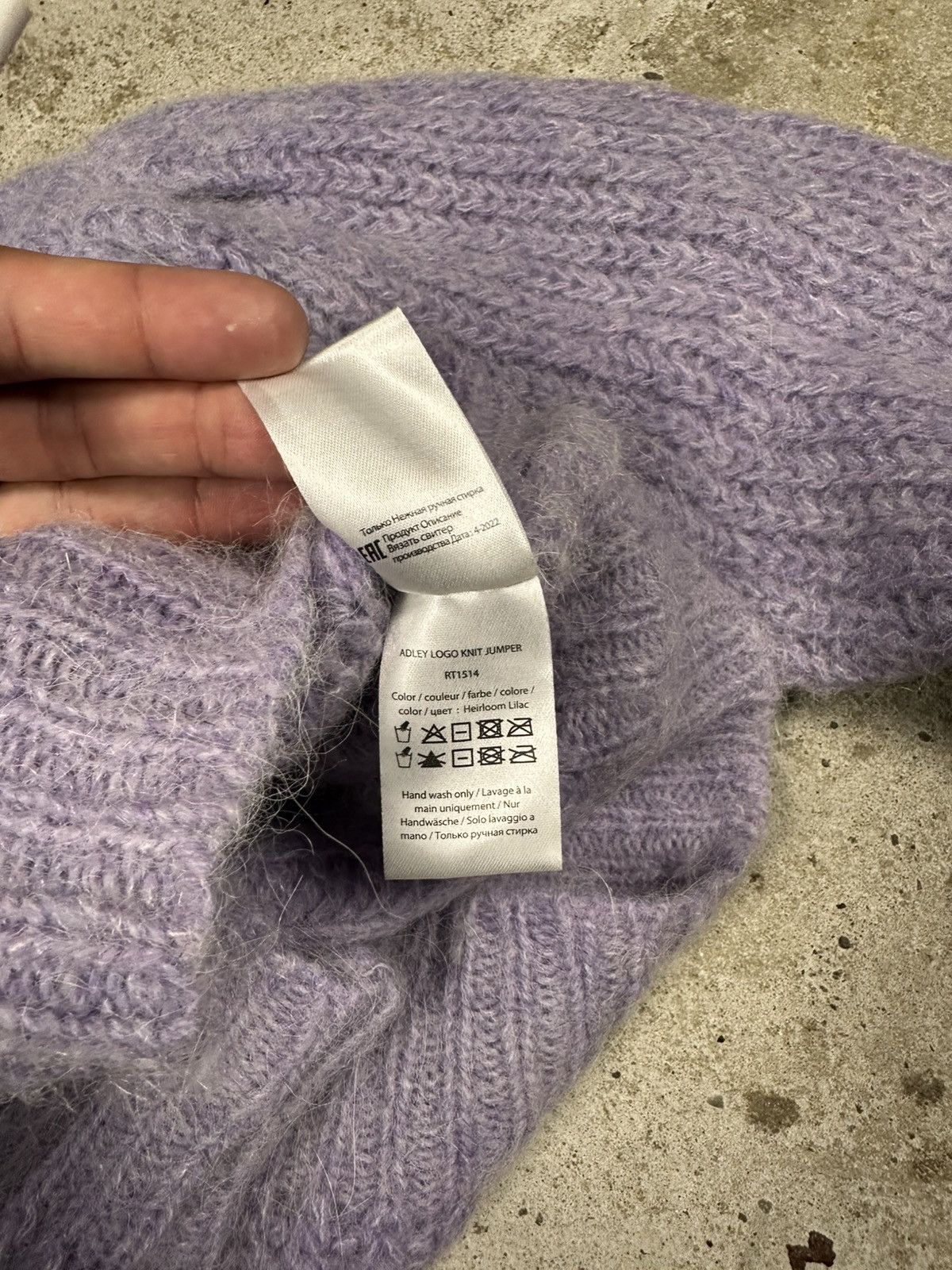 Designer × ROTATE Rotate Birger Christensen Knit Wool Big Logo Cropped Jumper Size S / US 4 / IT 40 - 10 Thumbnail