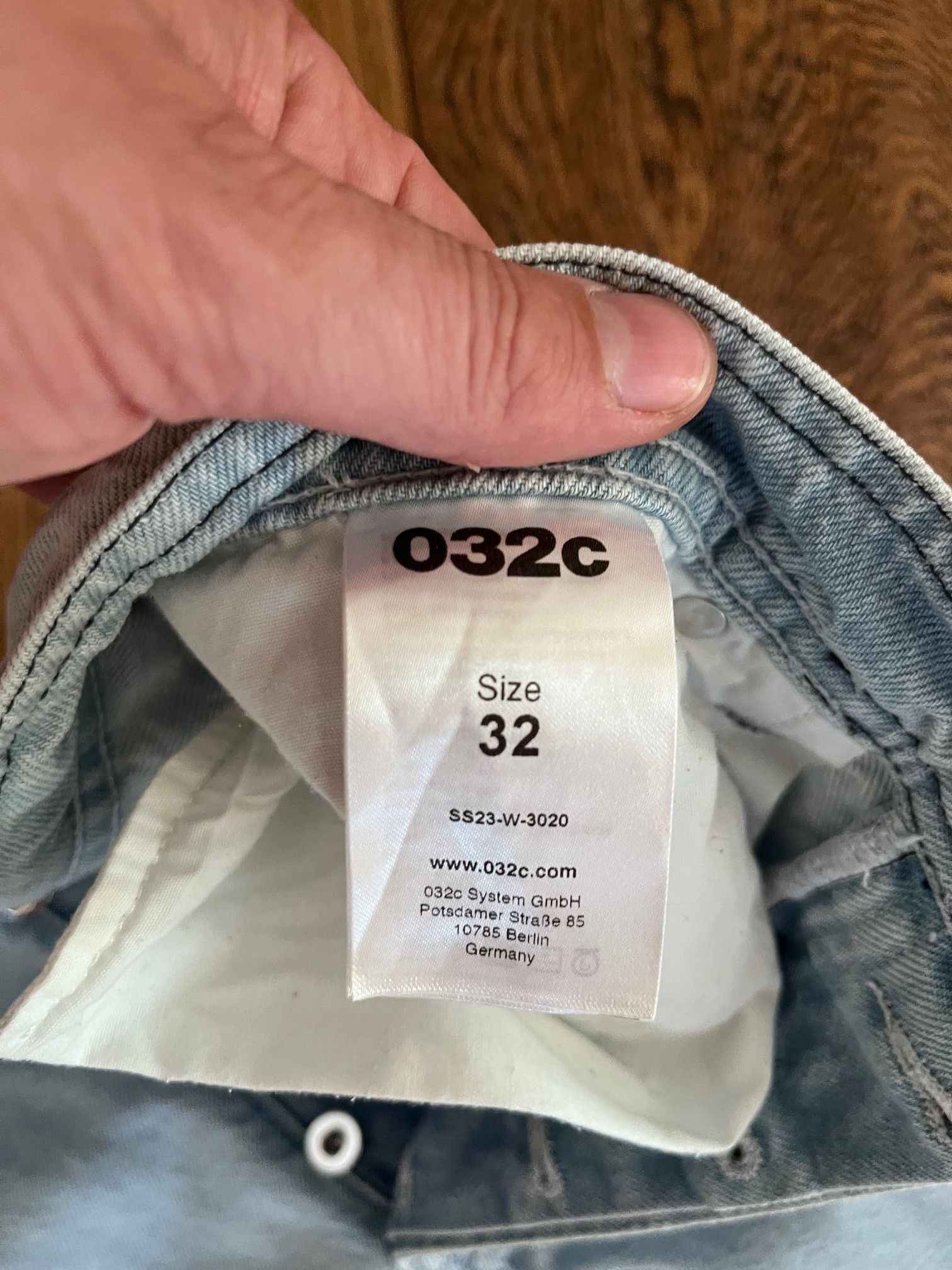 032c Straight Leg Jeans Size US 32 / EU 48 - 5 Thumbnail