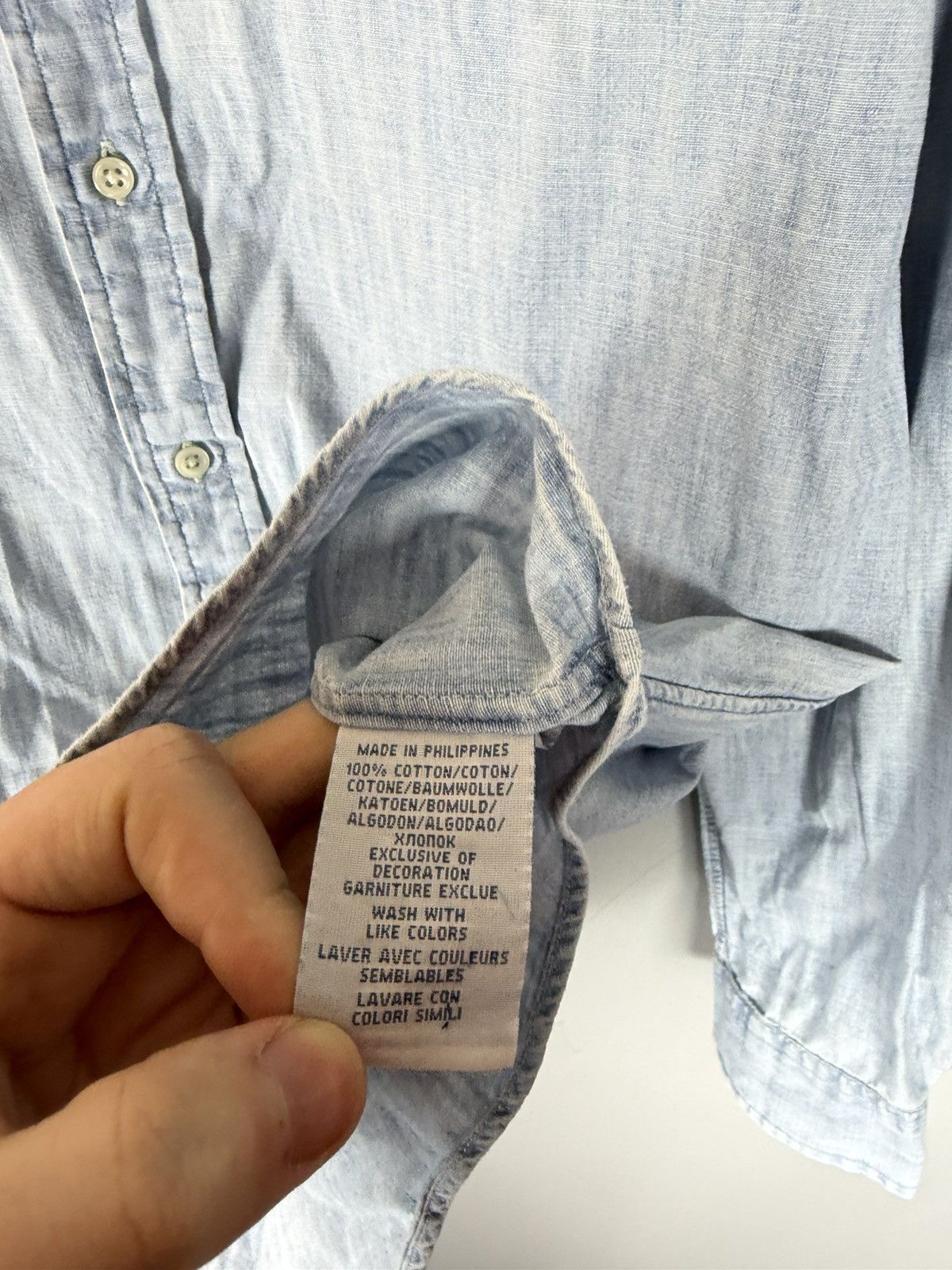 Polo Ralph Lauren Vintage Polo Ralph Lauren denim shirt Size US M / EU 48-50 / 2 - 5 Thumbnail