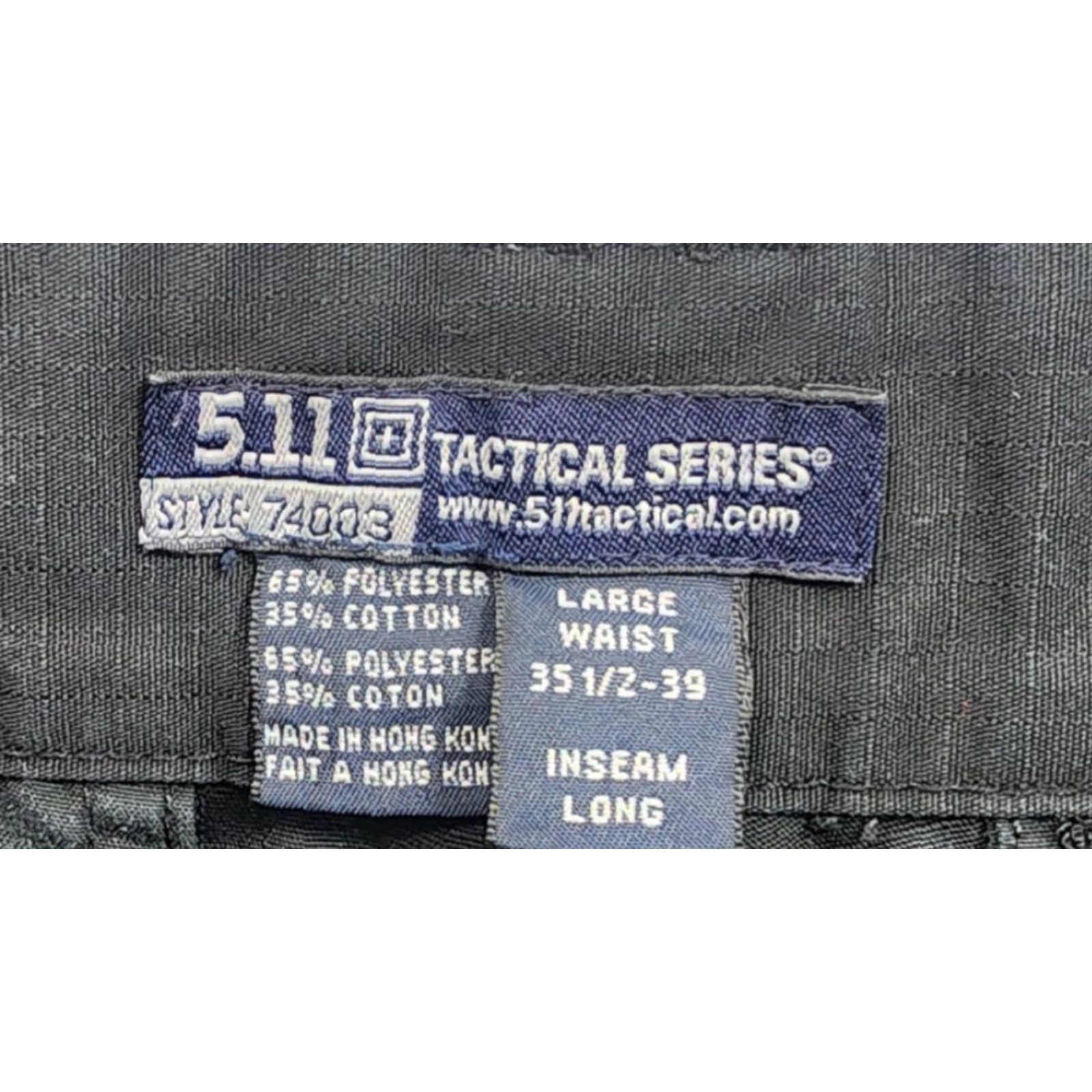 Vintage 5.11 Tactical Pants Mens 36 Regular Blue Cargo Pocket Workwear Ripstop Size US 36 / EU 52 - 4 Thumbnail