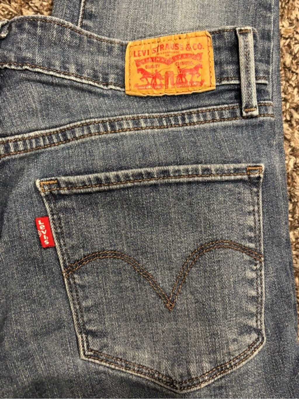 Levi's Levi's Women's Light Blue Mid Rise Skinny Jeans Size 28" / US 6 / IT 42 - 4 Thumbnail