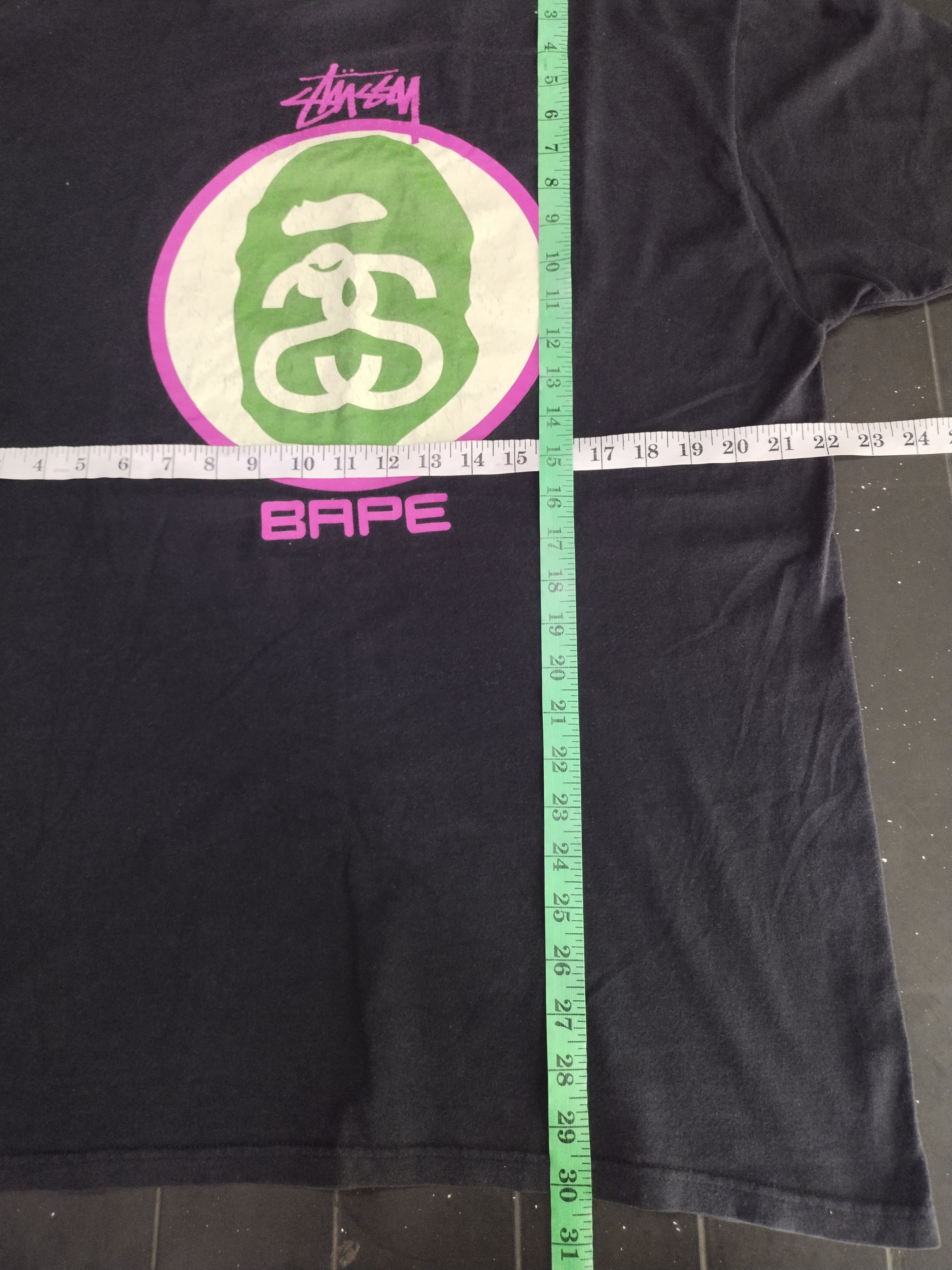 Bape × Stussy Bape x Stussy Tee Size US L / EU 52-54 / 3 - 12 Thumbnail