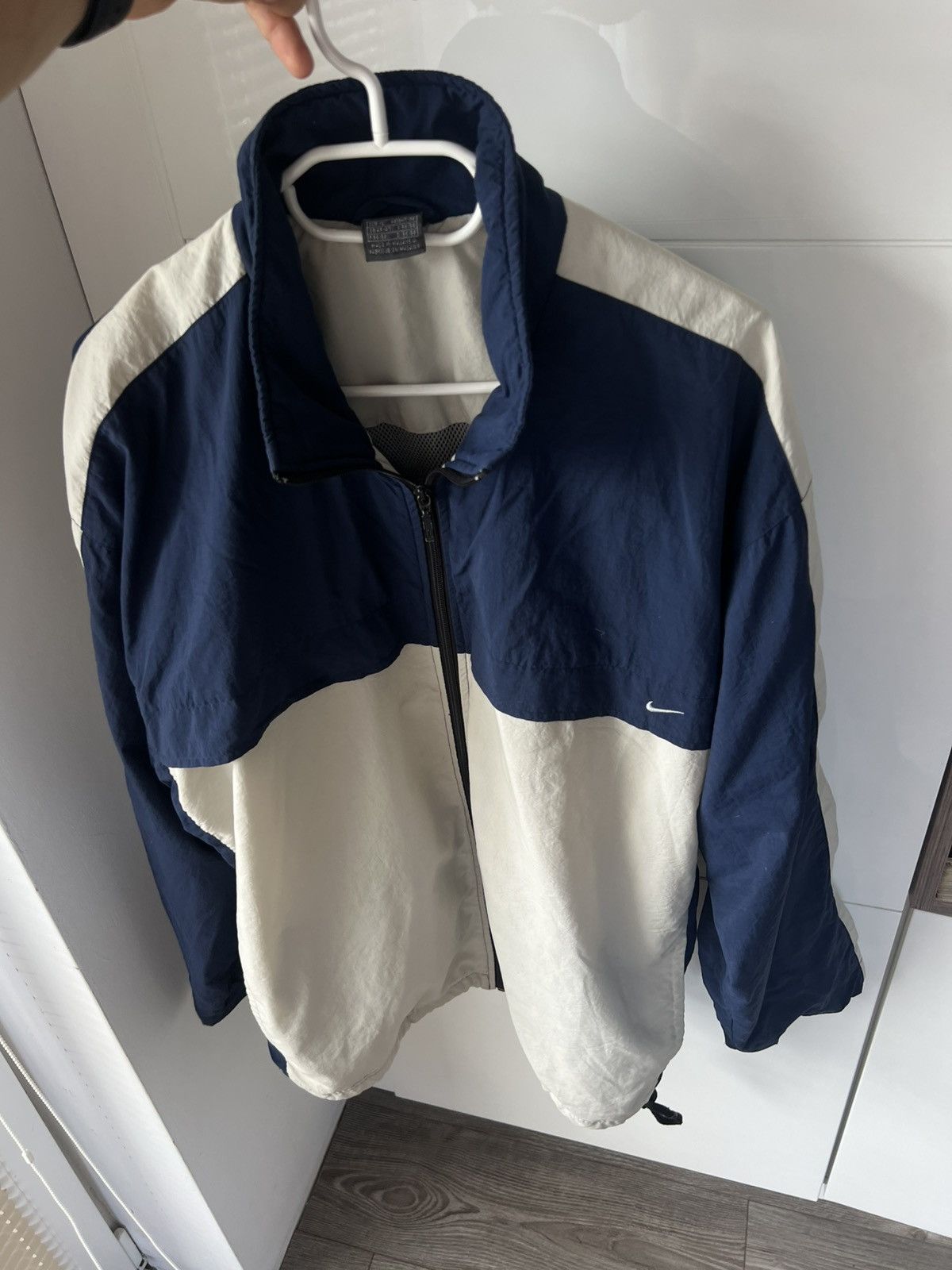 Vintage ‼️NIKE VINTAGE Y2K SWOOSH REGULAR 90s USA WINDBREAKER Jacket Size US XL / EU 56 / 4 - 2 Thumbnail