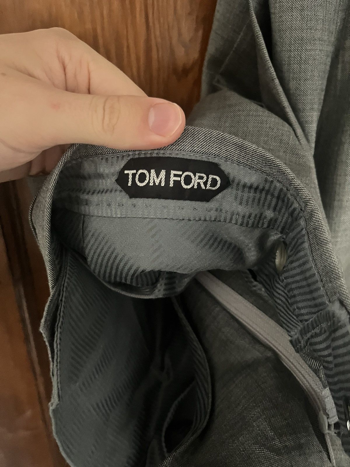 Tom Ford Tom Ford wool grey Fit Y suit size 52 w36 new Size 42R - 11 Thumbnail