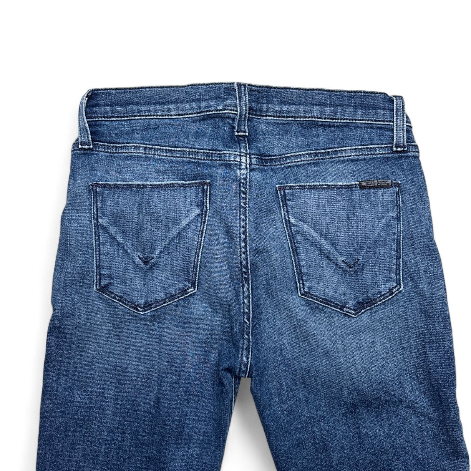 Hudson Hudson Natalie Super Skinny Mid Rise Ankle Raw Hem Jeans 28 Size 28" / US 6 / IT 42 - 6 Thumbnail