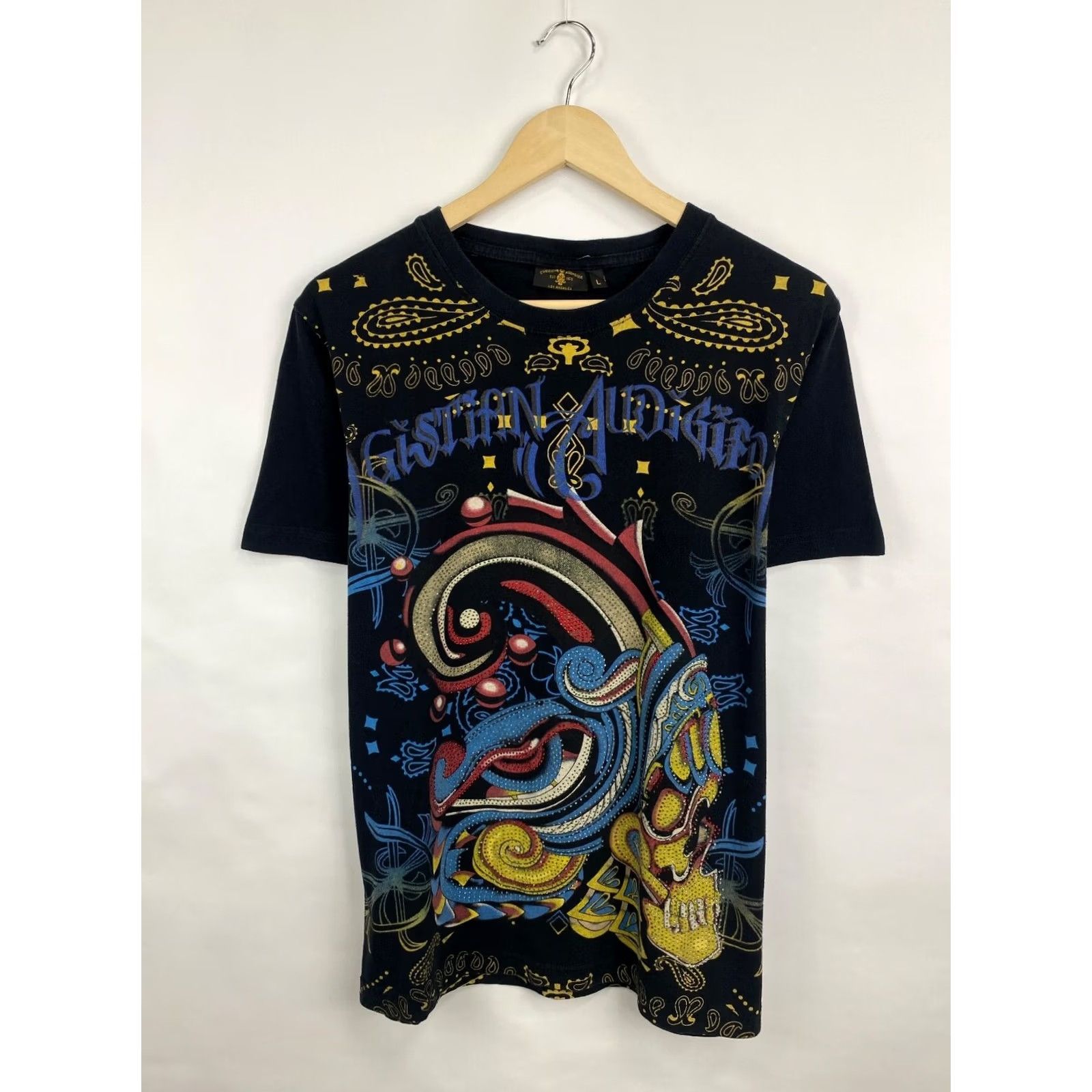 Vintage VINTAGE ED Hardy Christian Audigier Death or Glory T-Shirt M Black 90s Mens Size US M / EU 48-50 / 2 - 3 Thumbnail
