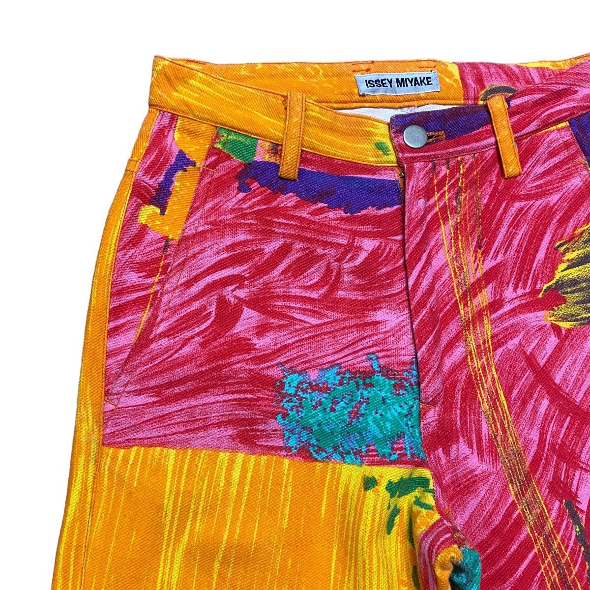 Issey Miyake Archive Issey Miyake Multi Colour Artisanal Painter Jeans Size 24" / US 00 / IT 34 - 4 Thumbnail