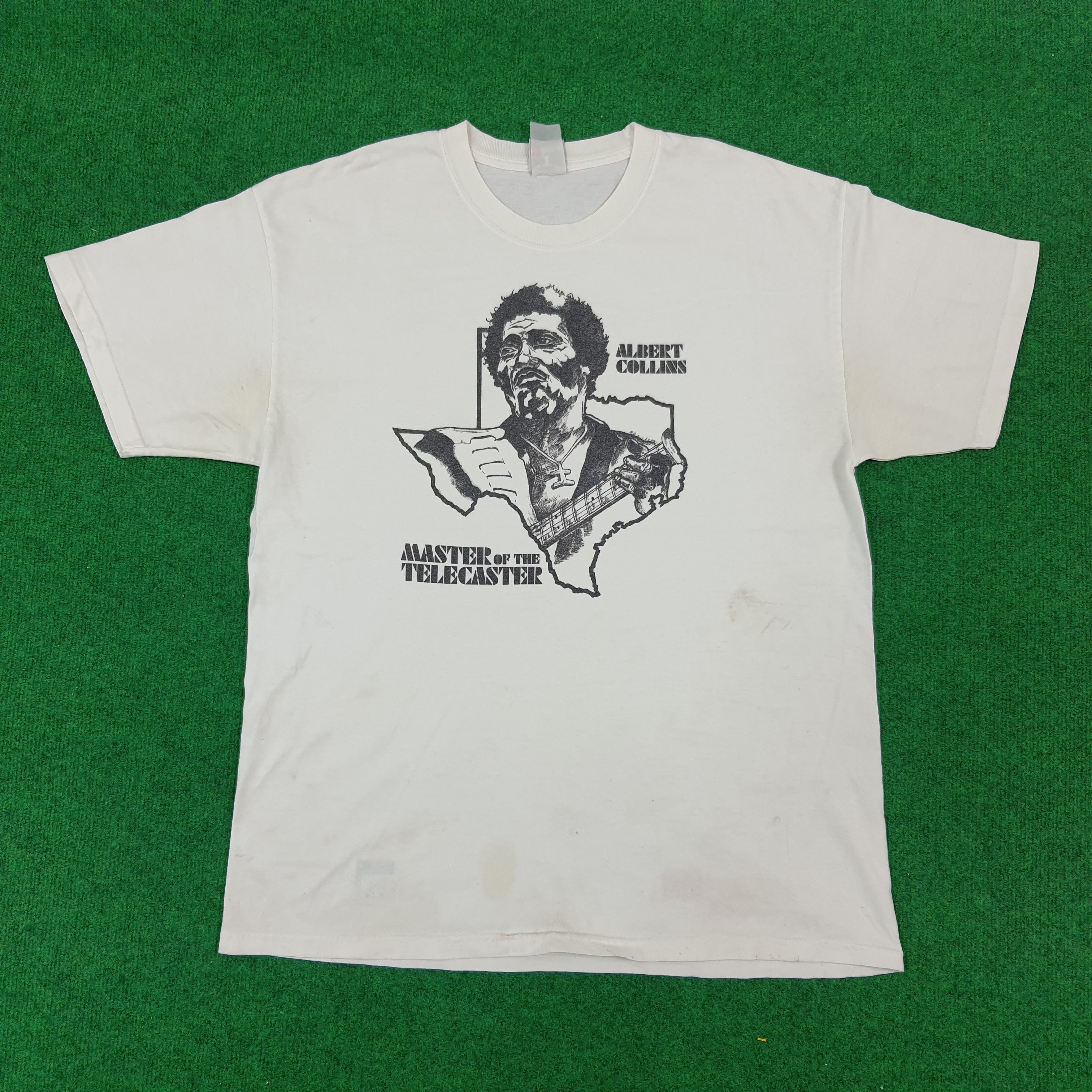 Band Tees × Vintage Vintage Albert Collins American Guitarist and Singer Tshirt Size US L / EU 52-54 / 3 - 1 Thumbnail