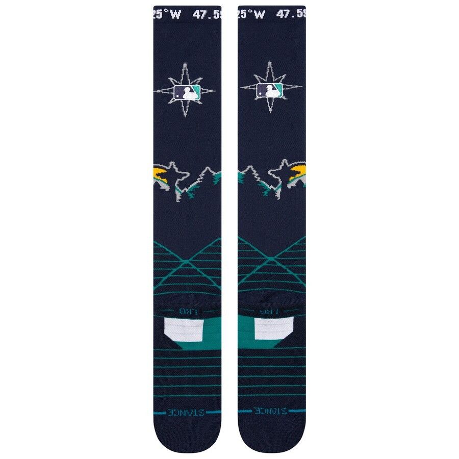 Stance Socks Stance MLB Seattle Mariners City Connect Socks - Size L (9-1 Size ONE SIZE - 1 Thumbnail