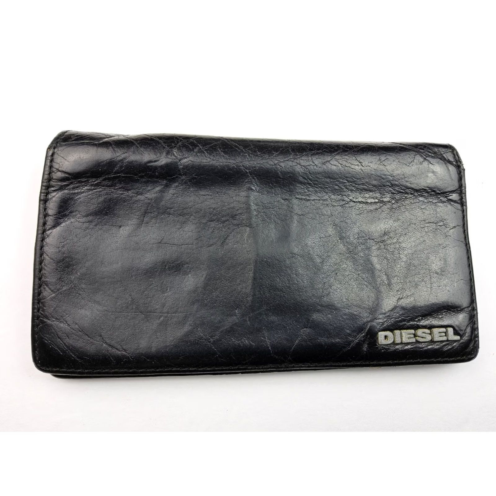 Diesel Diesel Wallet Bifold Leather Full Size Men Black Size ONE SIZE - 2 Thumbnail