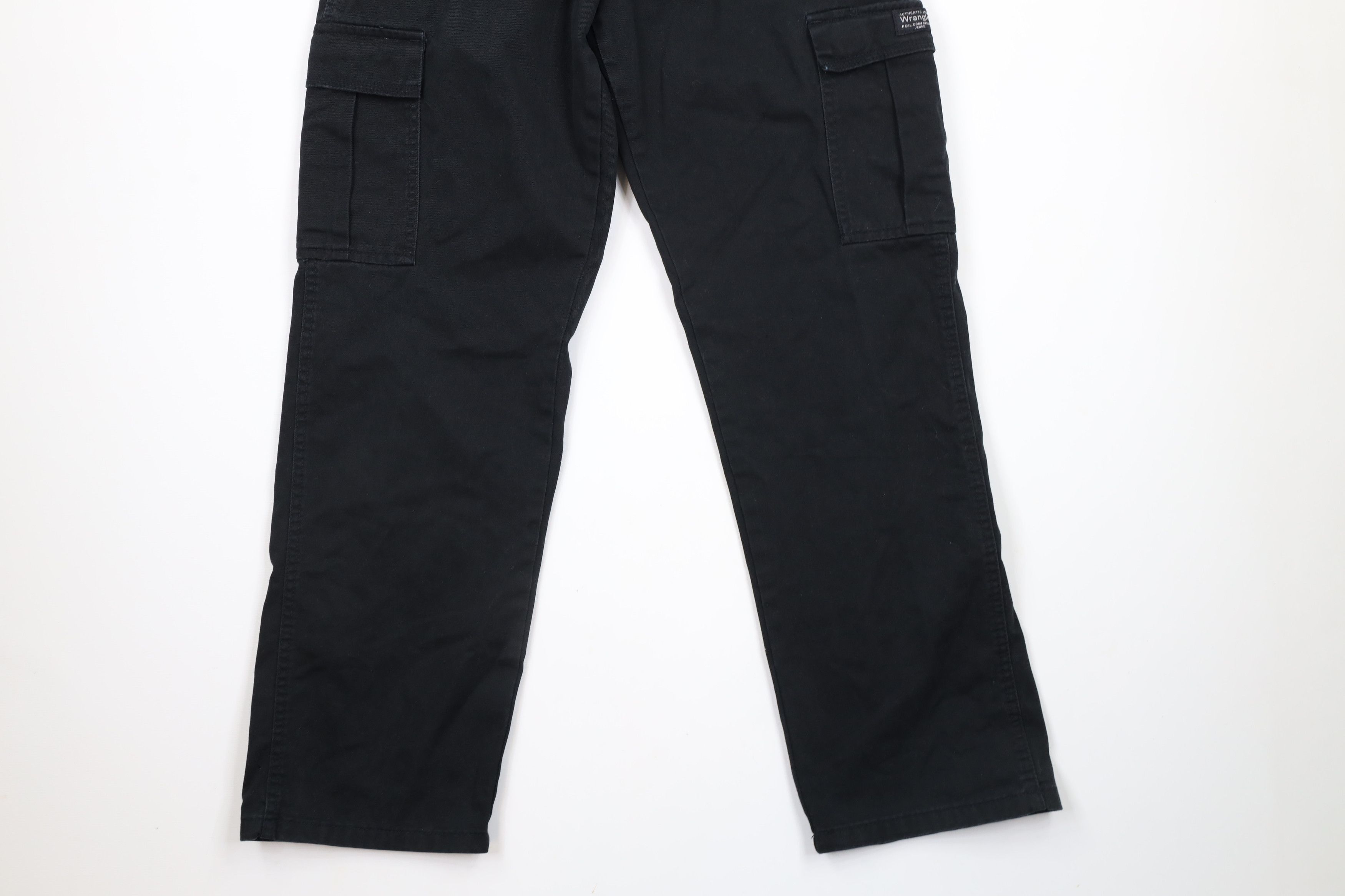 Vintage × Wrangler Vintage Wrangler Baggy Loose Fit Cargo Pants Black Cotton Size US 30 / EU 46 - 4 Thumbnail
