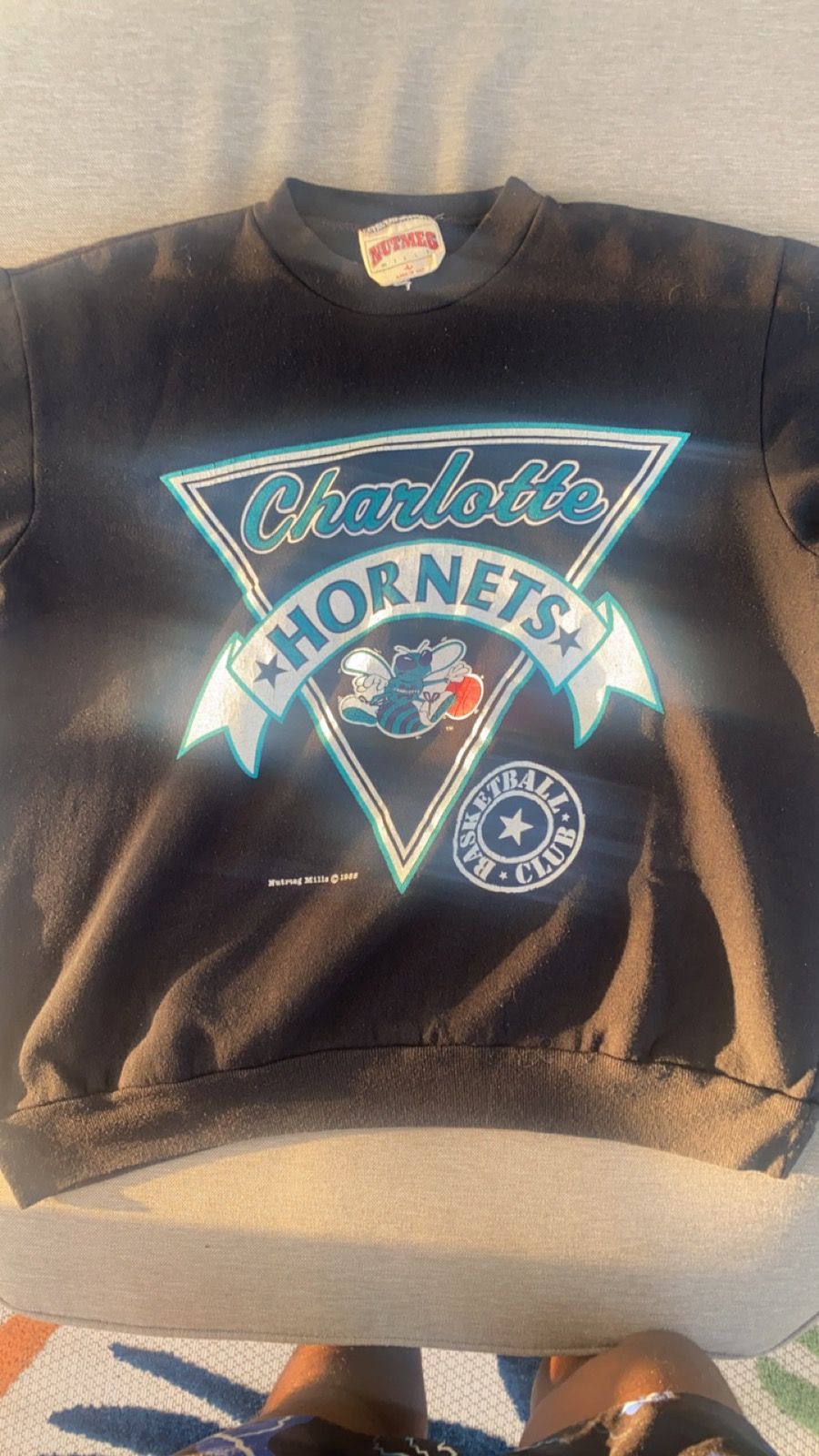 Charlotte Hornets Women's Est 1988 Crewneck Sweatshirt CHOOSE SIZE