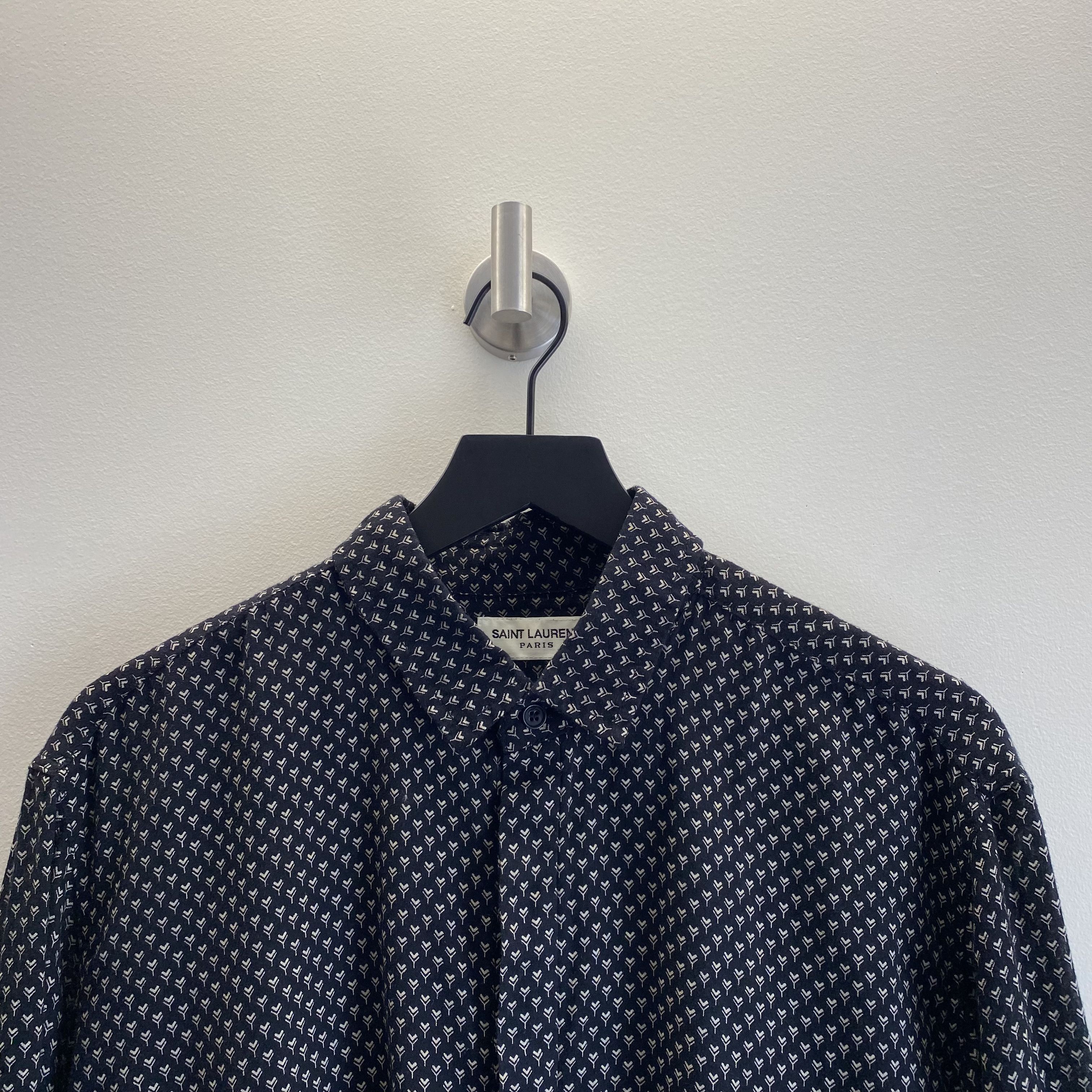 Saint Laurent Paris Saint Laurent Paris 16SS All-Over Print Shirt Size US S / EU 44-46 / 1 - 2 Thumbnail
