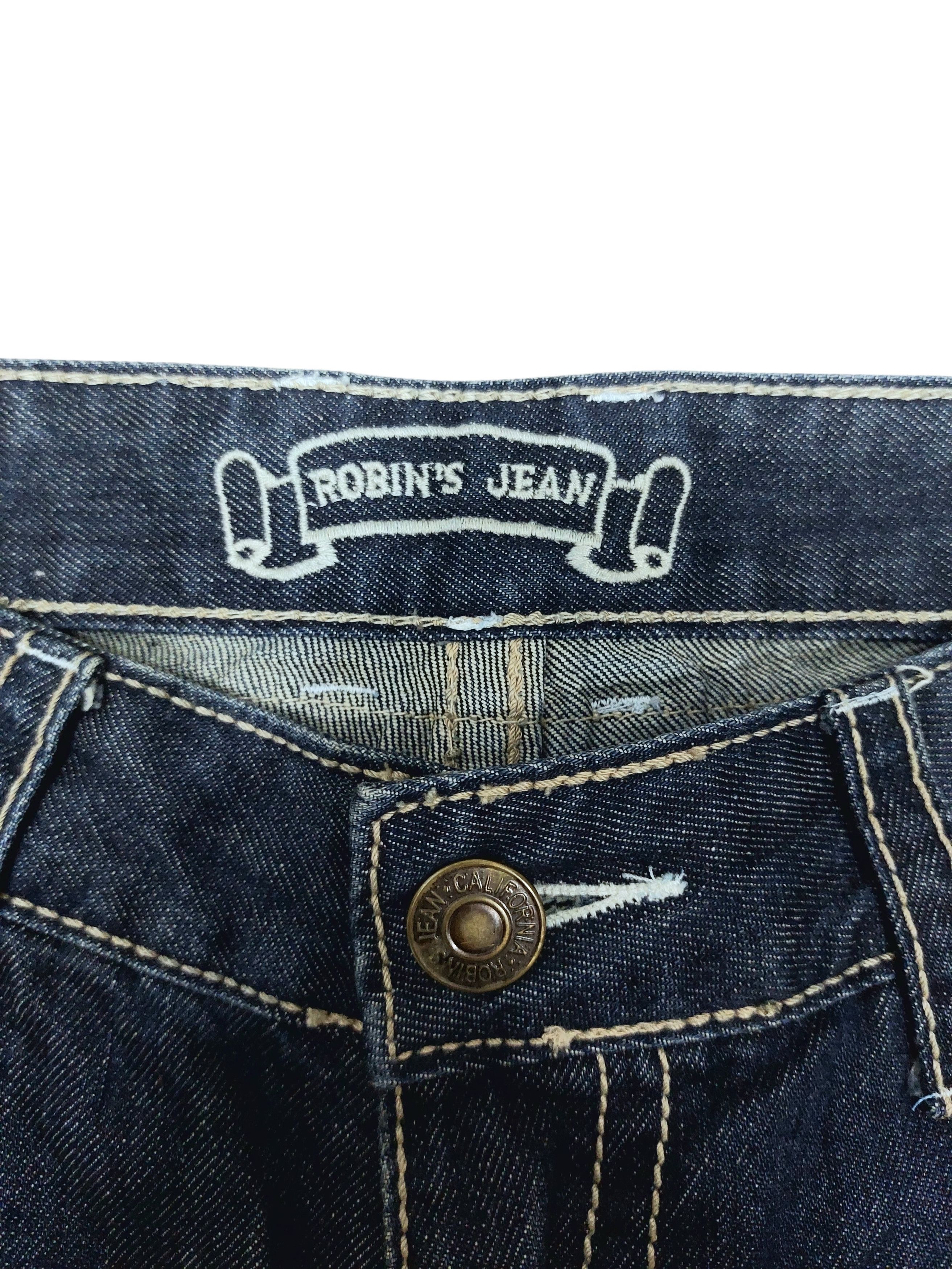 Robins Jeans Robins Jeans Studded Style Vintage Denim Size US 34 / EU 50 - 9 Thumbnail