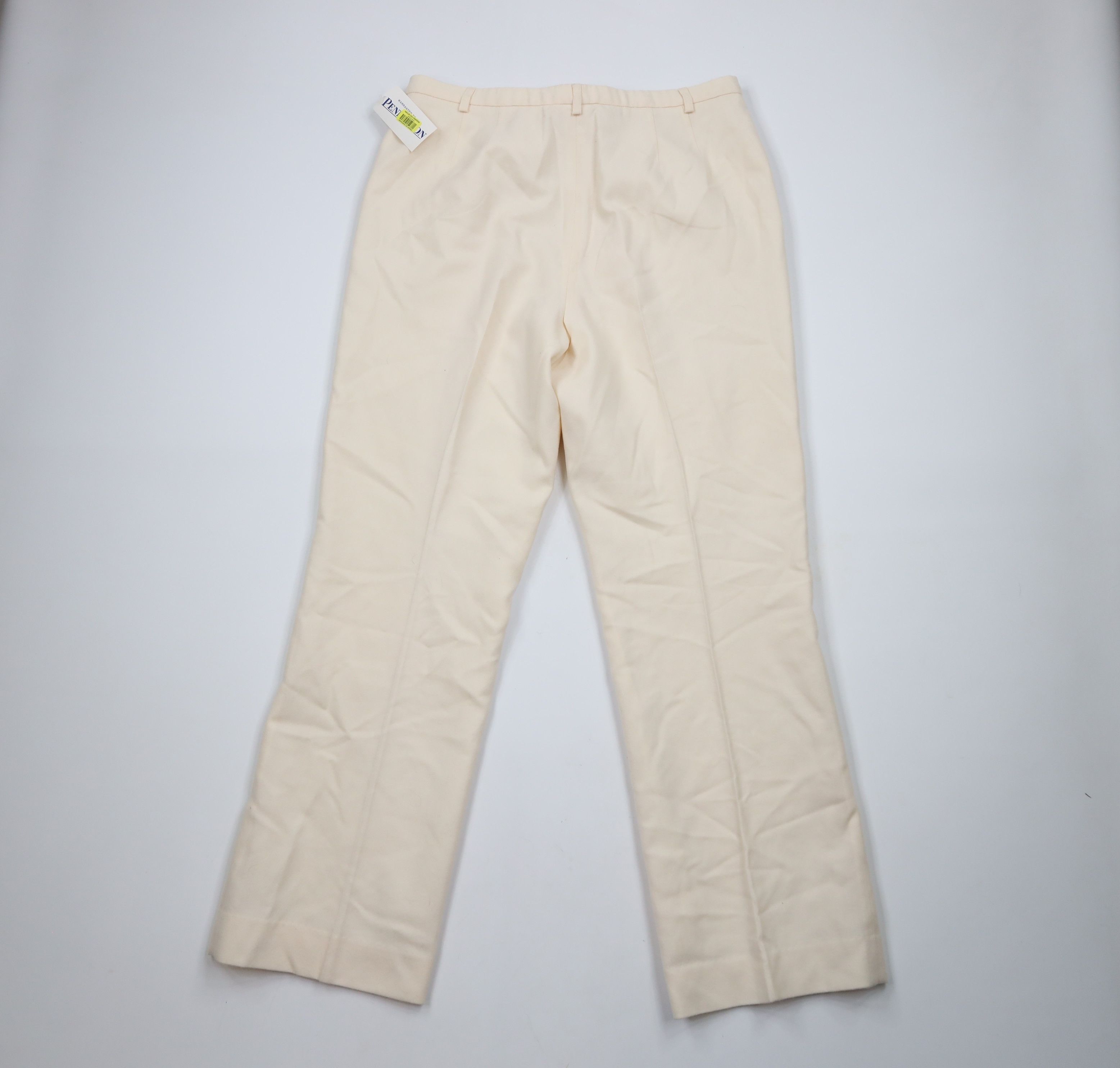 Pendleton × Vintage Deadstock Vintage 90s Pendleton Wide Leg Chino Pants Cream Size 38" / US 16 / IT 52 - 8 Thumbnail