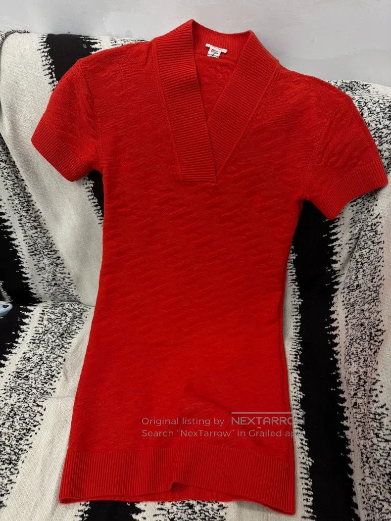 Hermes Hermes Dark engraved full-print wool knit dress Size XXS / US 00 / IT 34 - 1 Thumbnail