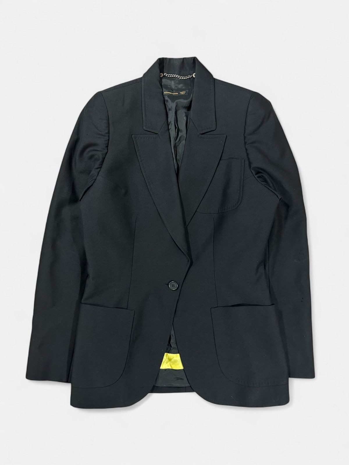 Alexander McQueen - FW00 Eshu Black / Yellow Blazer