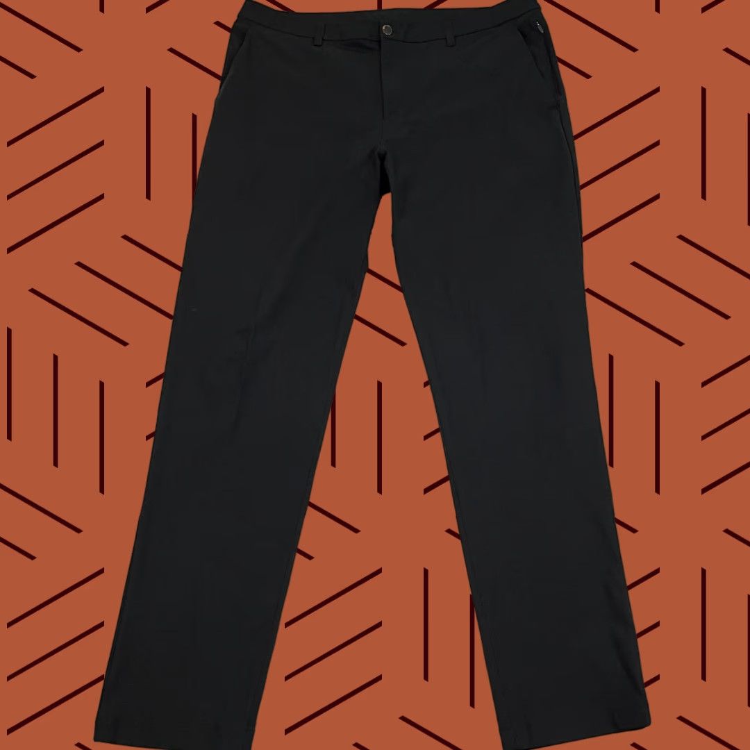 Lululemon Lululemon ABC Classic Fit Pants Men 40 x 35 Black Travel Office Golf Work Casual Size US 40 / EU 56 - 1 Thumbnail