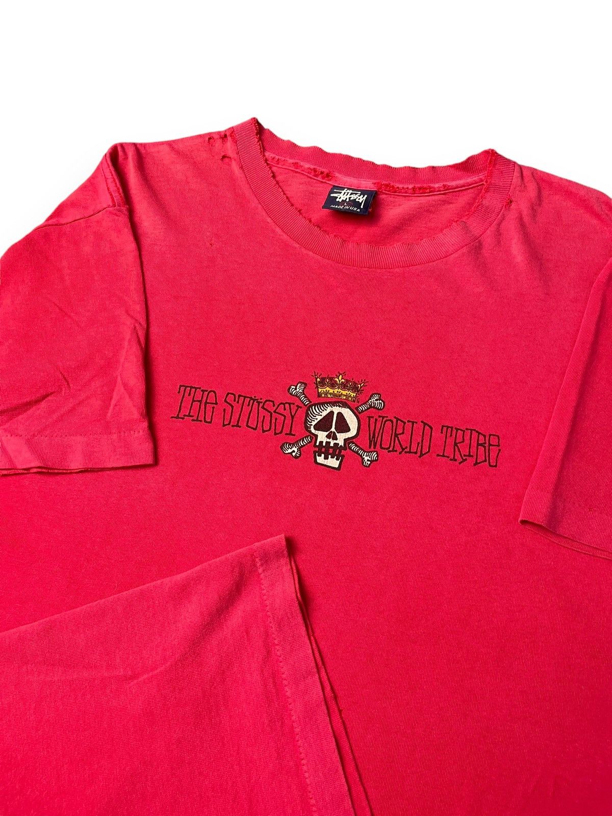 Stussy × Vintage Vintage Stussy World Tribe Shirt Size US L / EU 52-54 / 3 - 1 Thumbnail