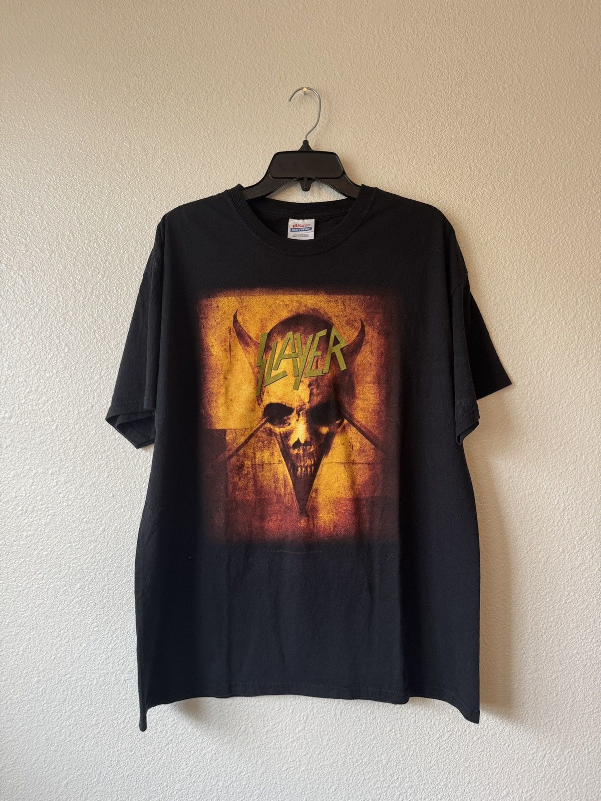 Vintage Vintage Slayer 2007 The Unholy Alliance Tour T Shirt Size XL Size US XL / EU 56 / 4 - 1 Thumbnail