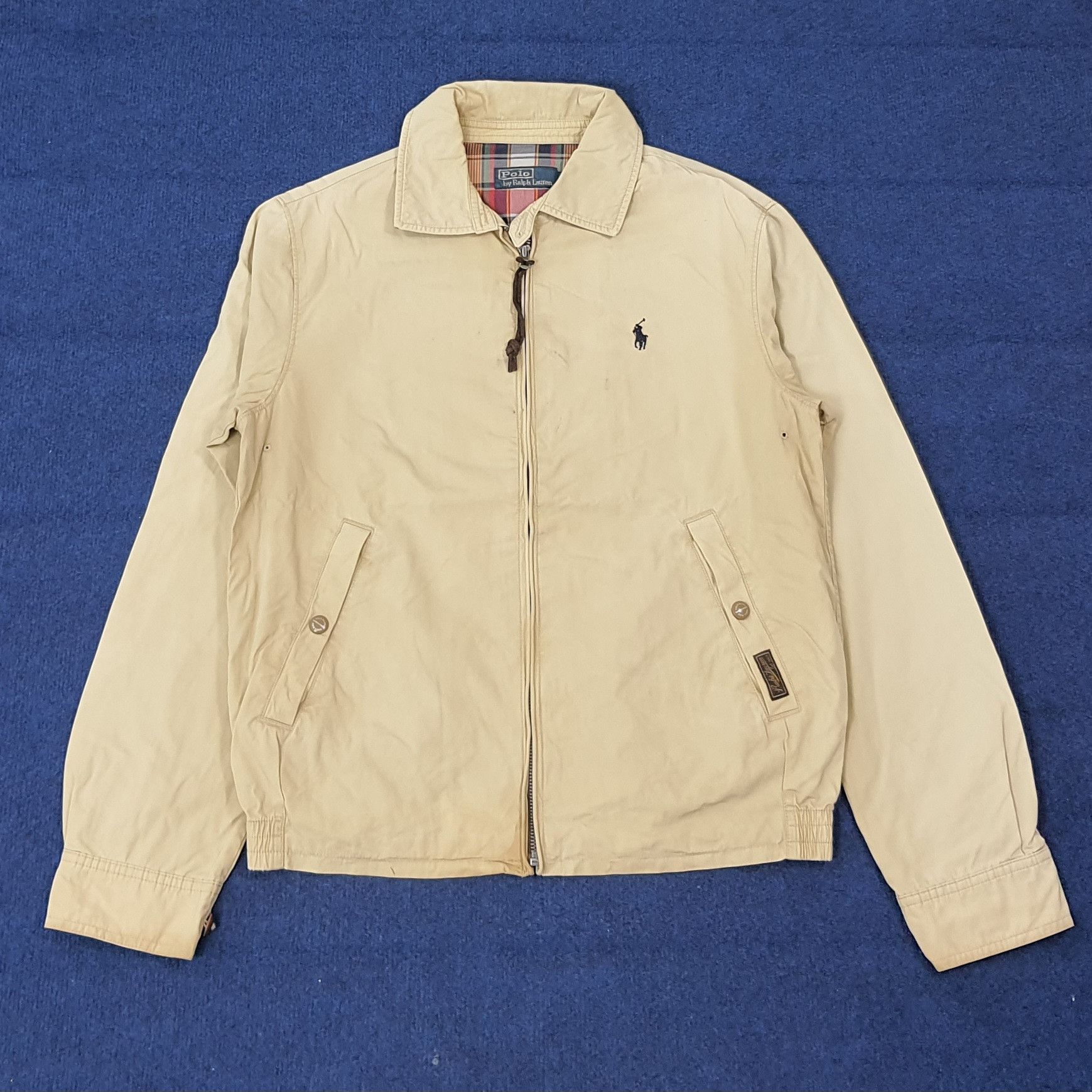 Polo Ralph Lauren Vintage Polo by Ralph Lauren Beige Zipper Jacket C275N3 Size US M / EU 48-50 / 2 - 1 Thumbnail
