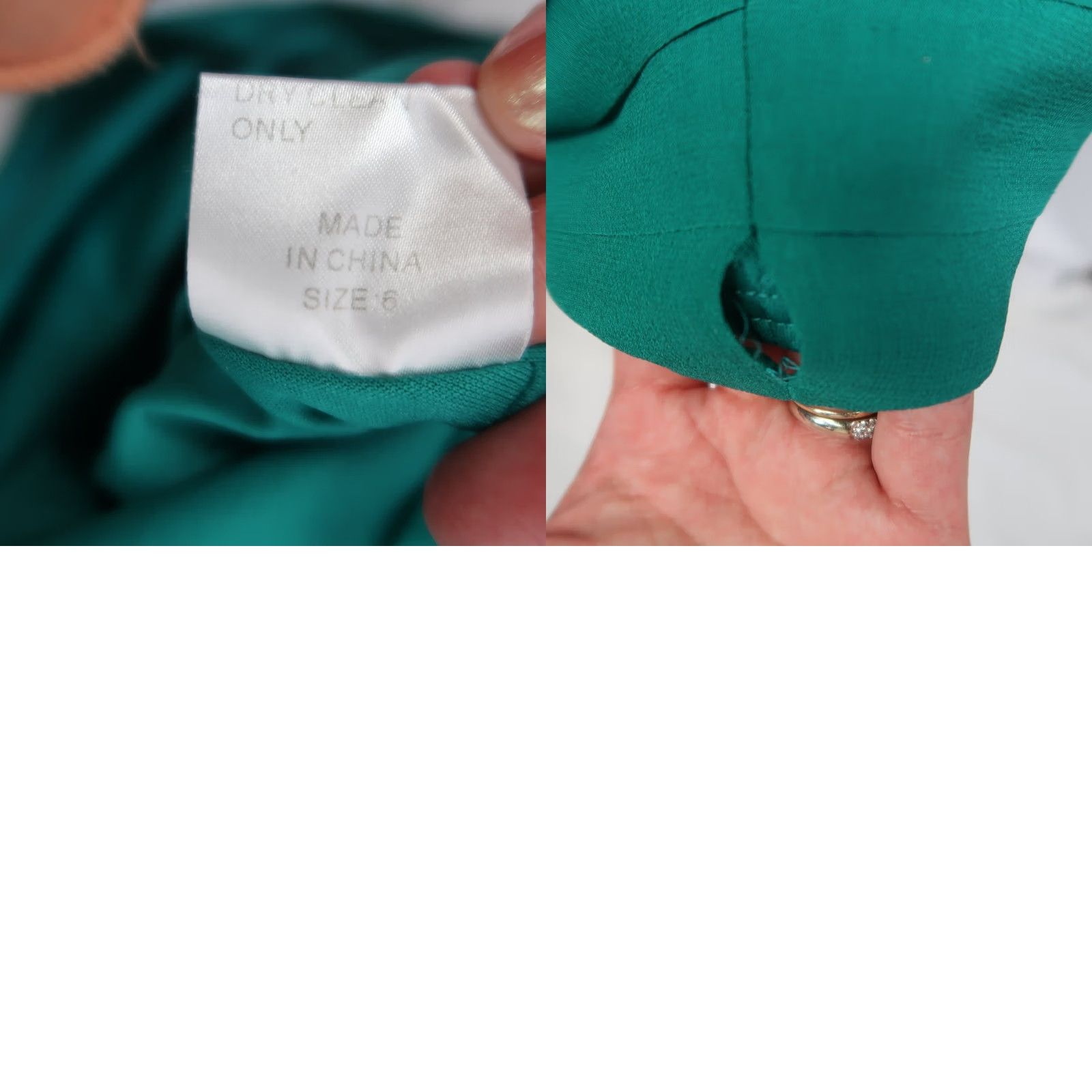 Tadashi Shoji Tadashi Collection Jade Green Silk Tiered Midi Sheath Cocktail Dress 6 Size M / US 6-8 / IT 42-44 - 8 Thumbnail