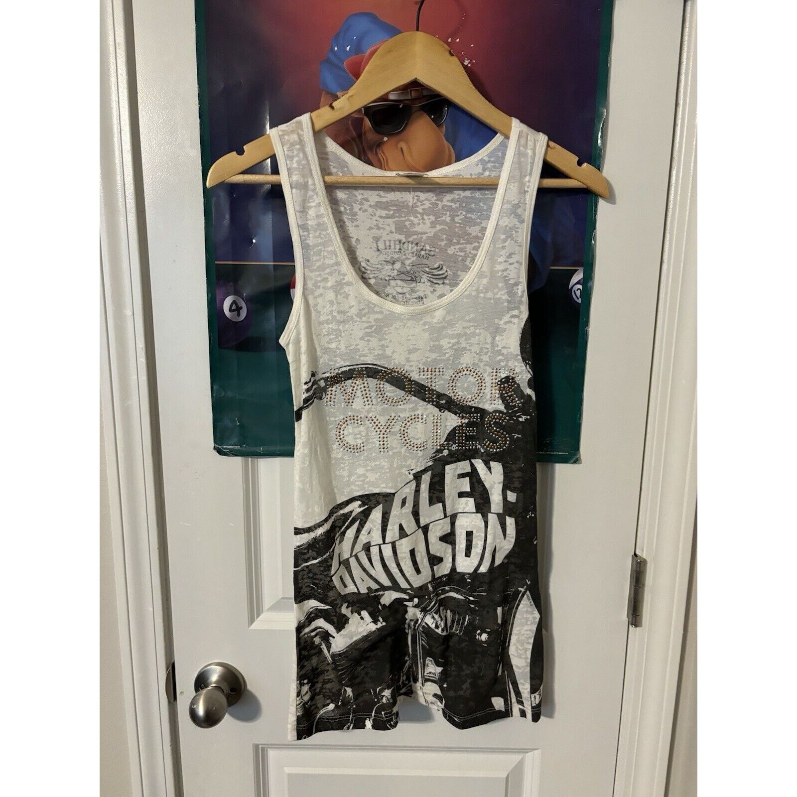Harley Davidson vintage womens motorcycles thin tank top harley davidson M Size M / US 6-8 / IT 42-44 - 1 Thumbnail