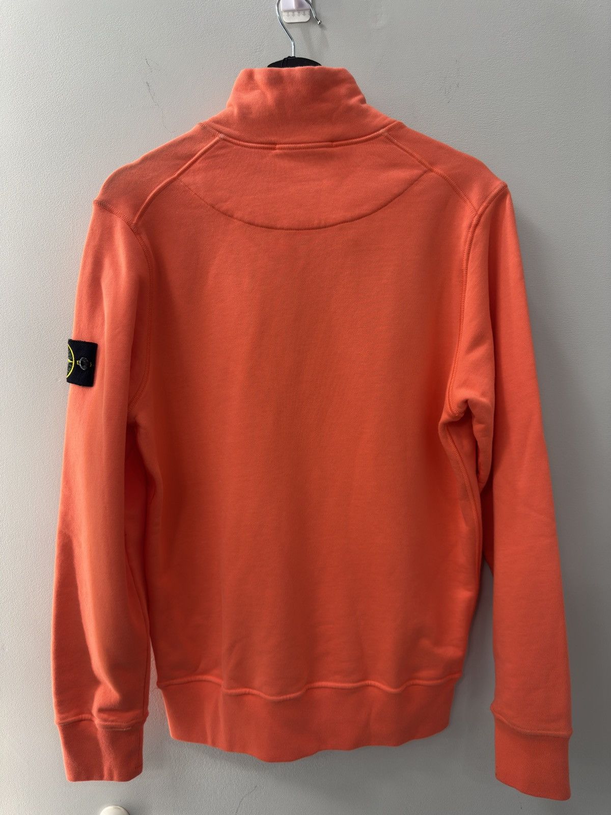 Stone Island Stone Island Orange Quarter Zip Size US M / EU 48-50 / 2 - 2 Thumbnail
