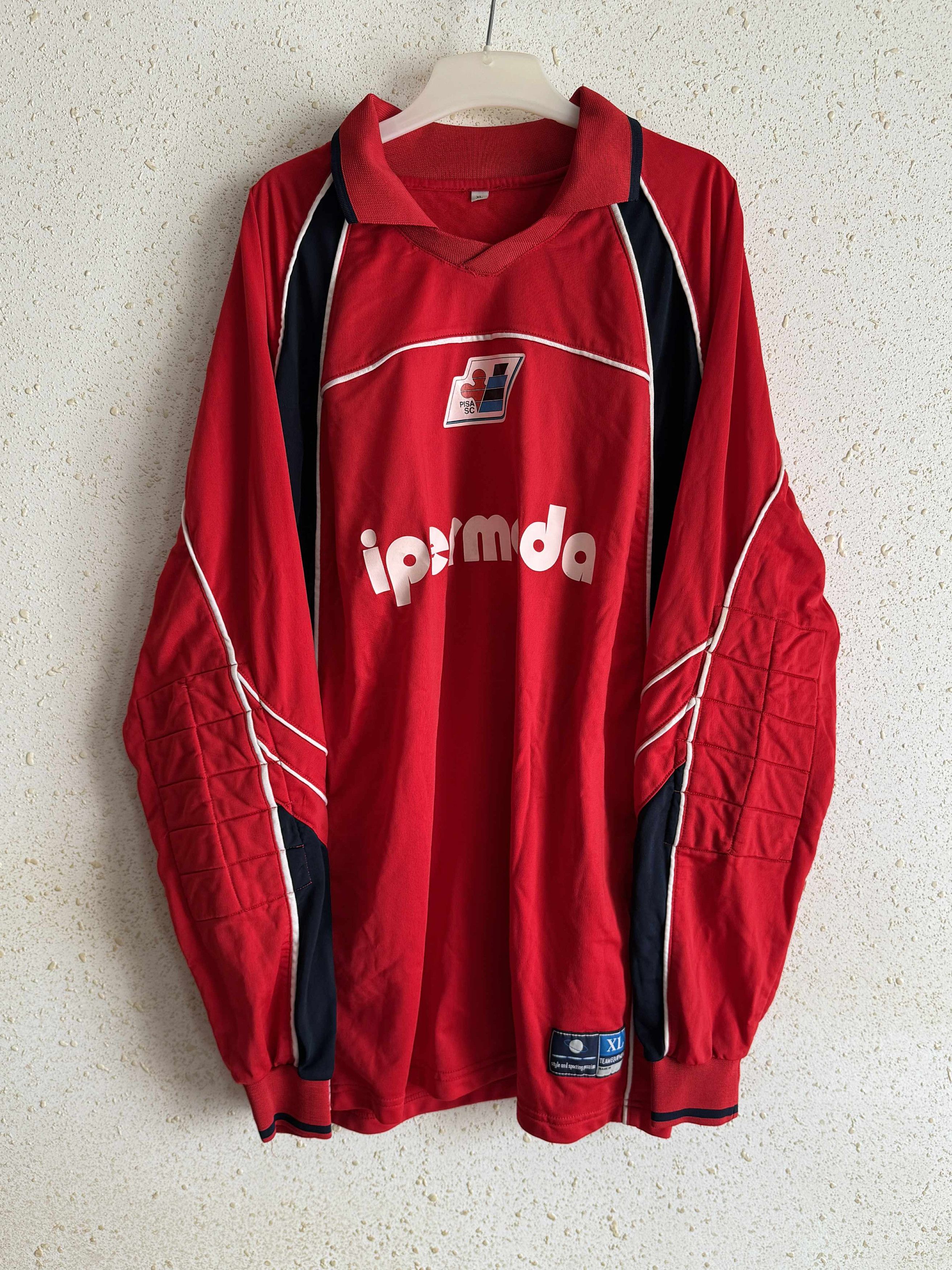 Vintage AC Pisa 1998/00 Goalkeeper Player Issue Shirt #12 Size US XL / EU 56 / 4 - 1 Thumbnail