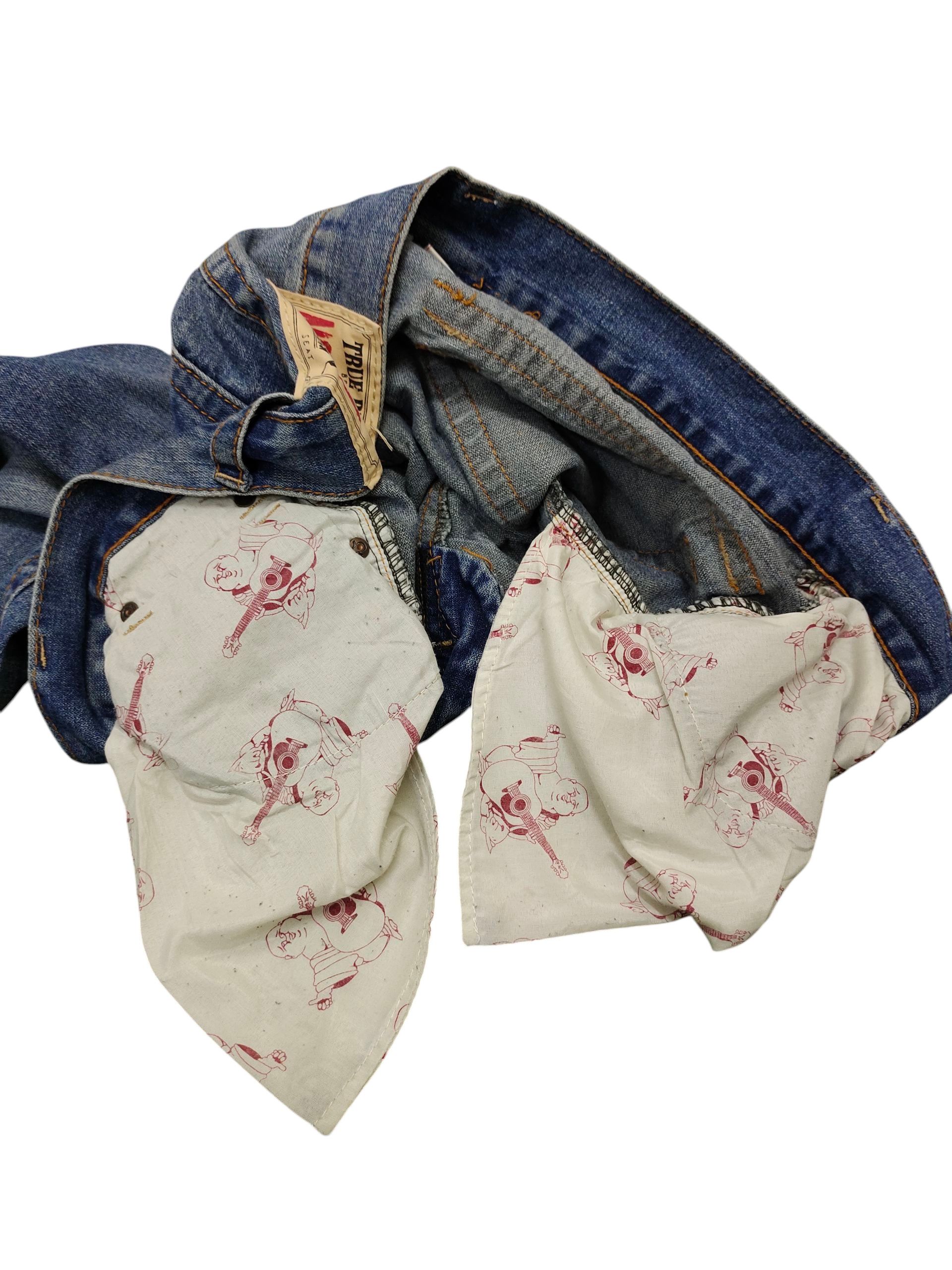 True Religion Vintage Y2k True Religion Usa Ricky Denim Jeans Size US 36 / EU 52 - 14 Thumbnail
