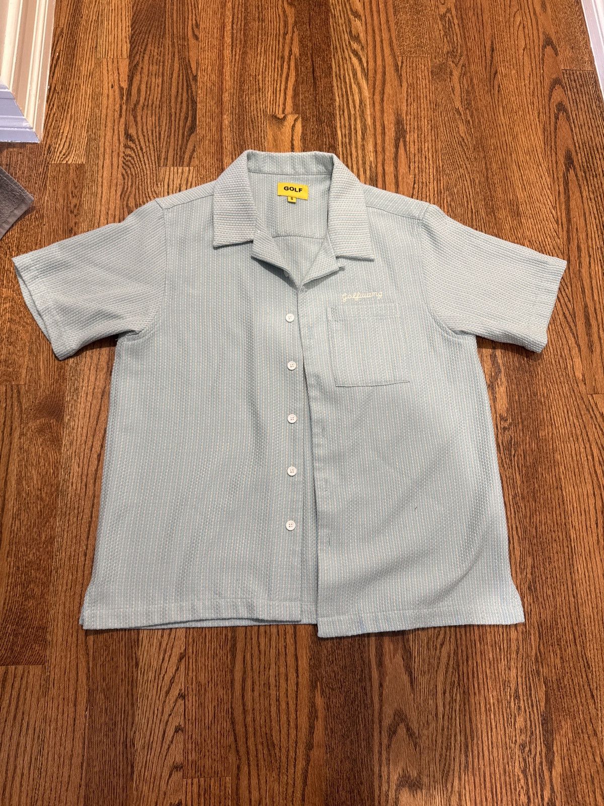Golf Wang × Tyler The Creator Light Blue Lace Button Up