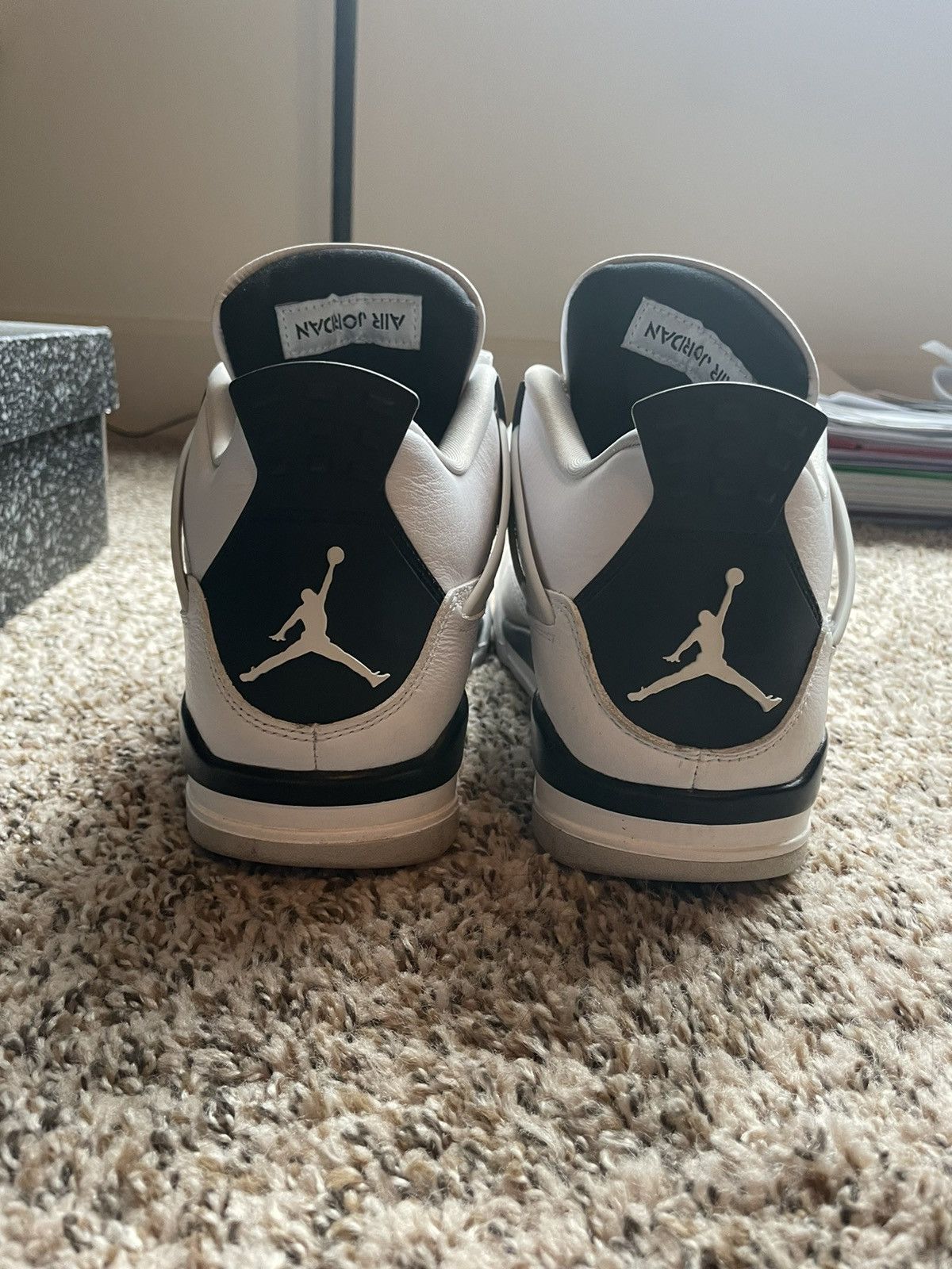 Nike Jordan 4 Military Black Size US 8 / EU 41 - 4 Thumbnail