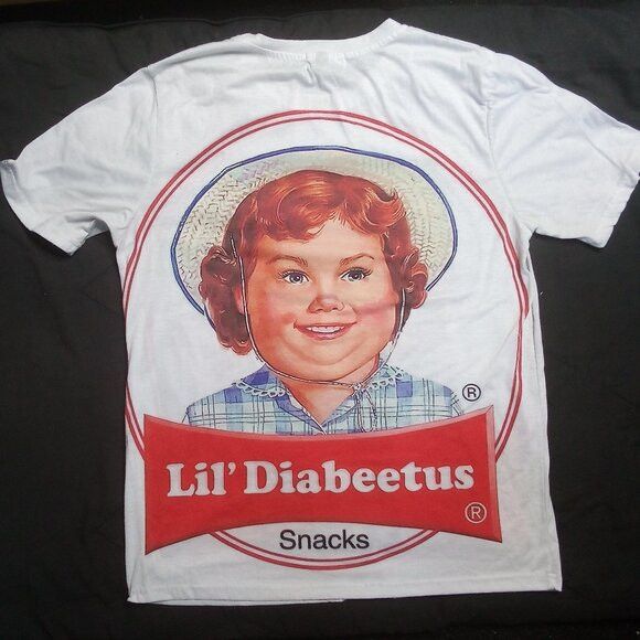 Other Lil' Diabeetus Parody Little Debbie AOP Sublimation T-Shirt Size US L / EU 52-54 / 3 - 5 Thumbnail