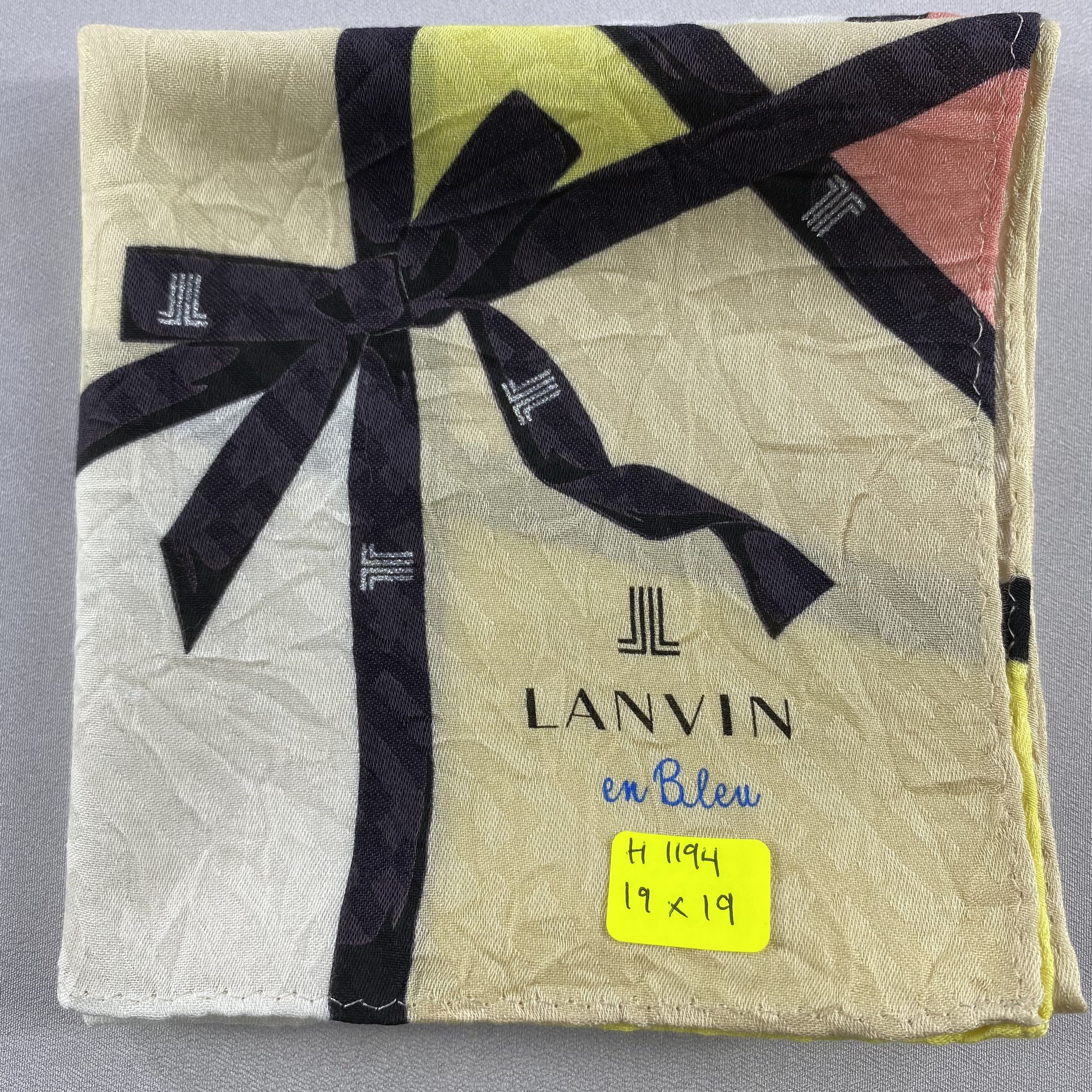 Lanvin × Vintage Lanvin Bandana/ Handkerchief / Neckerchief Size ONE SIZE - 5 Thumbnail