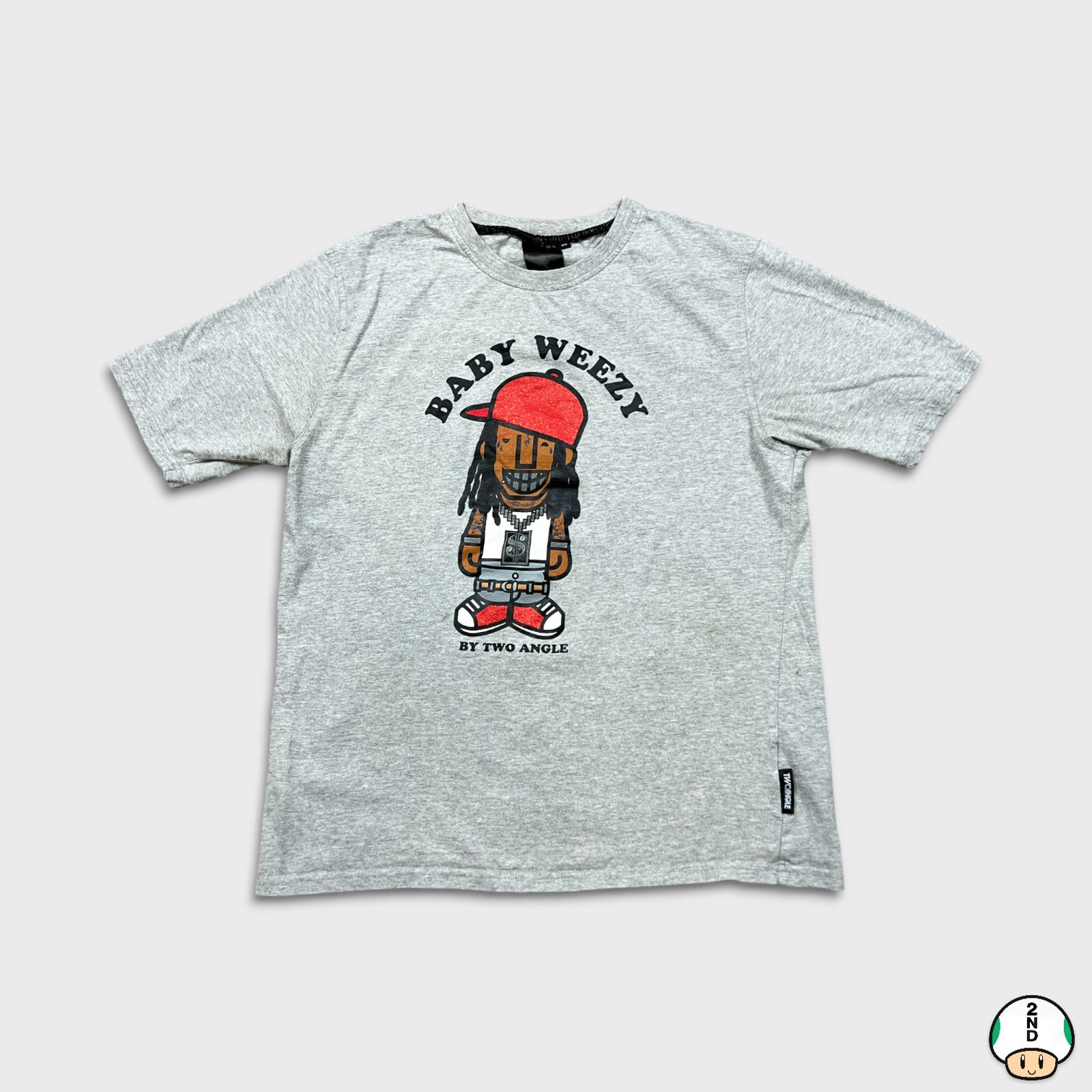 Lil Wayne × Rap Tees × Vintage Baby Weezy Two Angle T Shirt Lil Wayne Rap Short Sleeve Tee Size US S / EU 44-46 / 1 - 1 Thumbnail