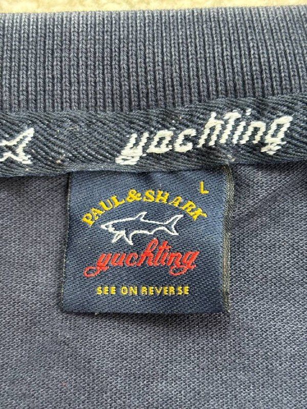 Paul & Shark Paul & Shark Yachting Polo Shirt Navy Blue Made In Italy L Size US L / EU 52-54 / 3 - 9 Thumbnail